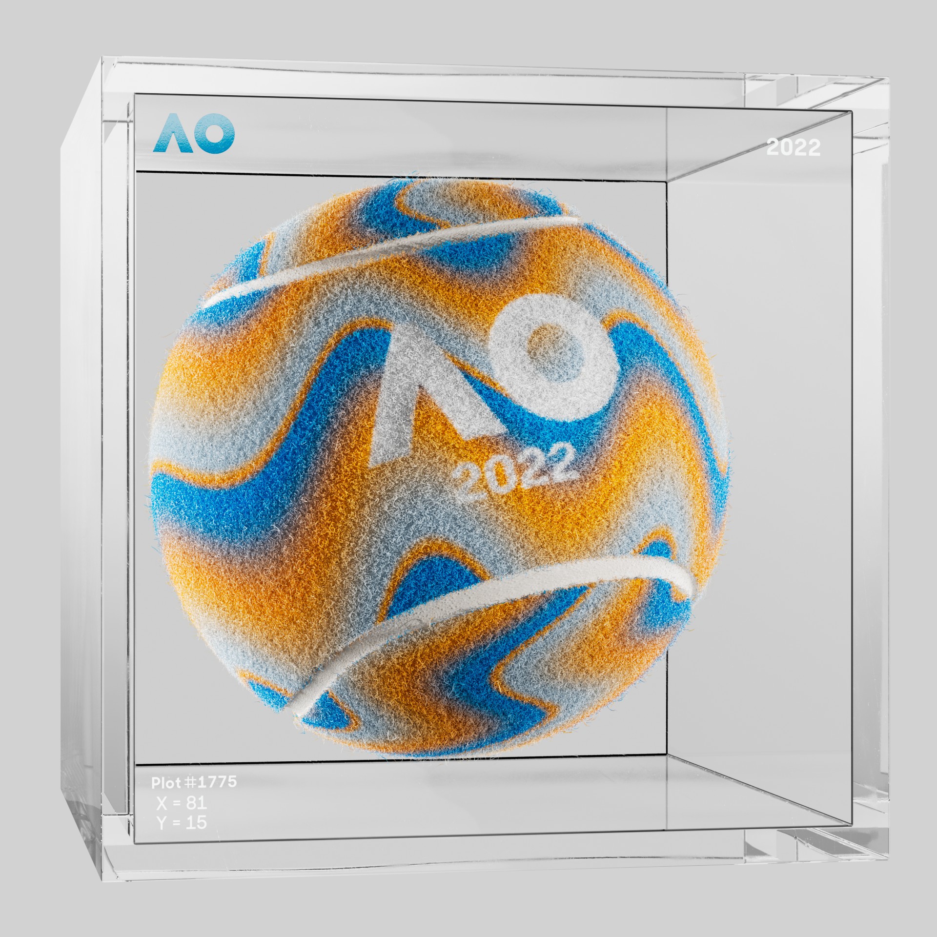 The Australian Open - The Australian Open Art Ball - AO Art Ball #899 - NFT # 899