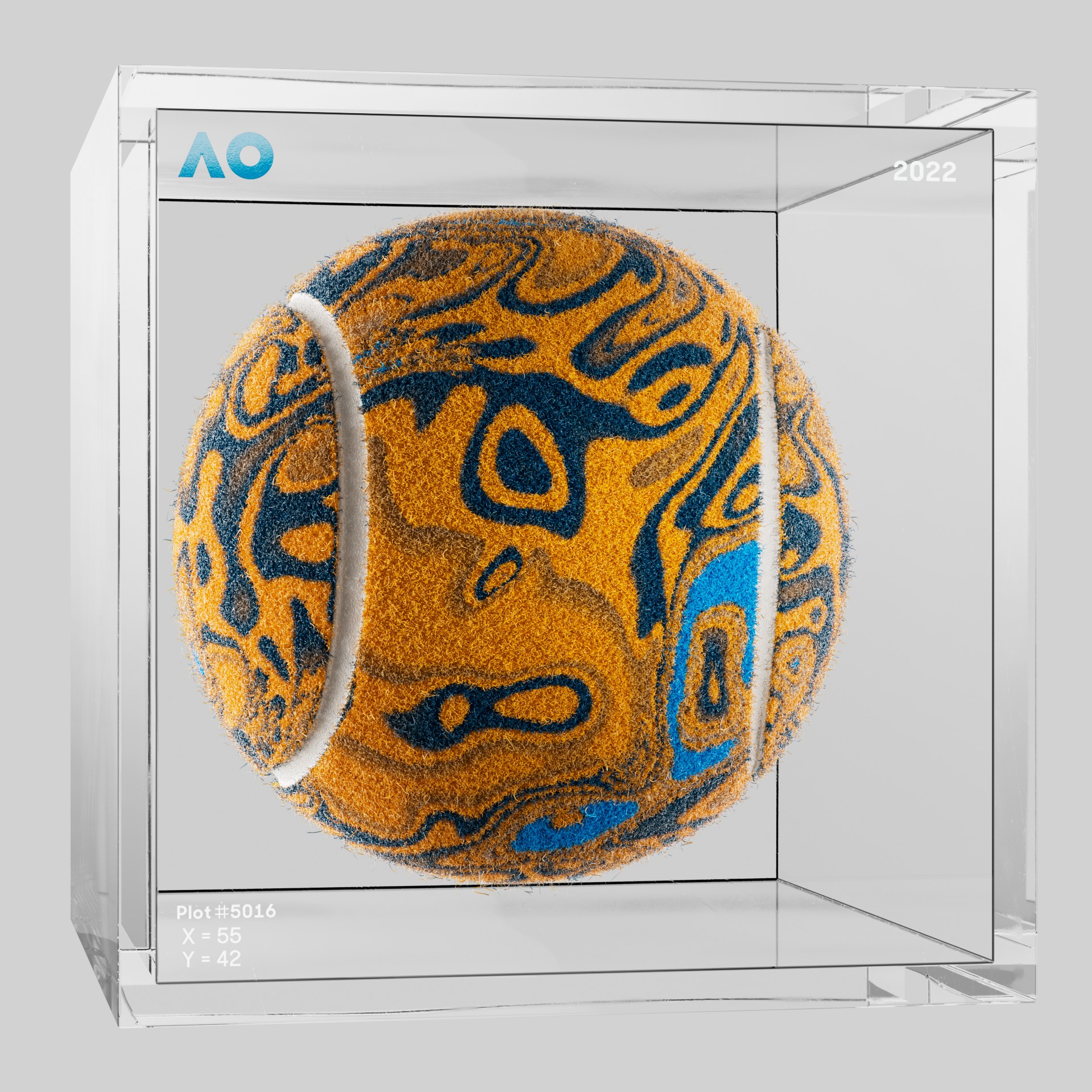 The Australian Open - The Australian Open Art Ball - AO Art Ball #9 - NFT # 9