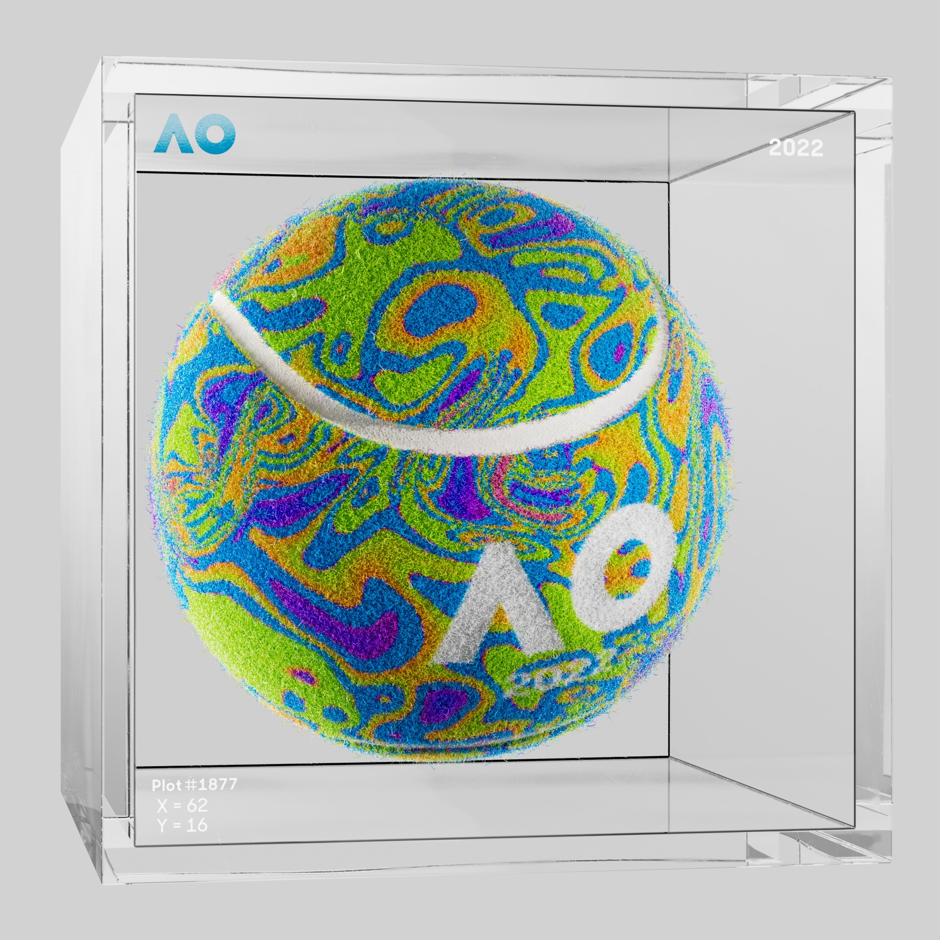 The Australian Open - The Australian Open Art Ball - AO Art Ball #903 - NFT # 903