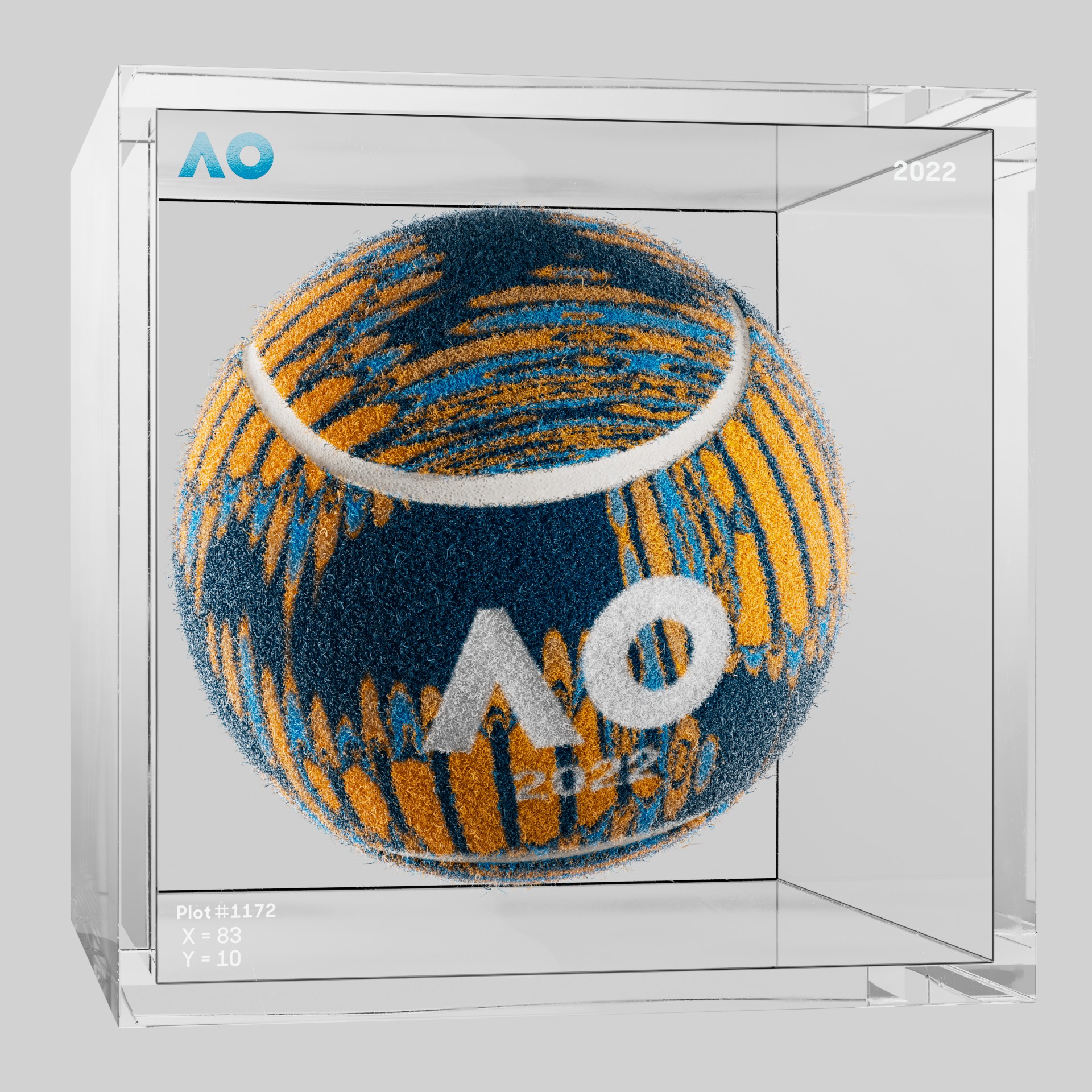 The Australian Open - The Australian Open Art Ball - AO Art Ball #904 - NFT # 904