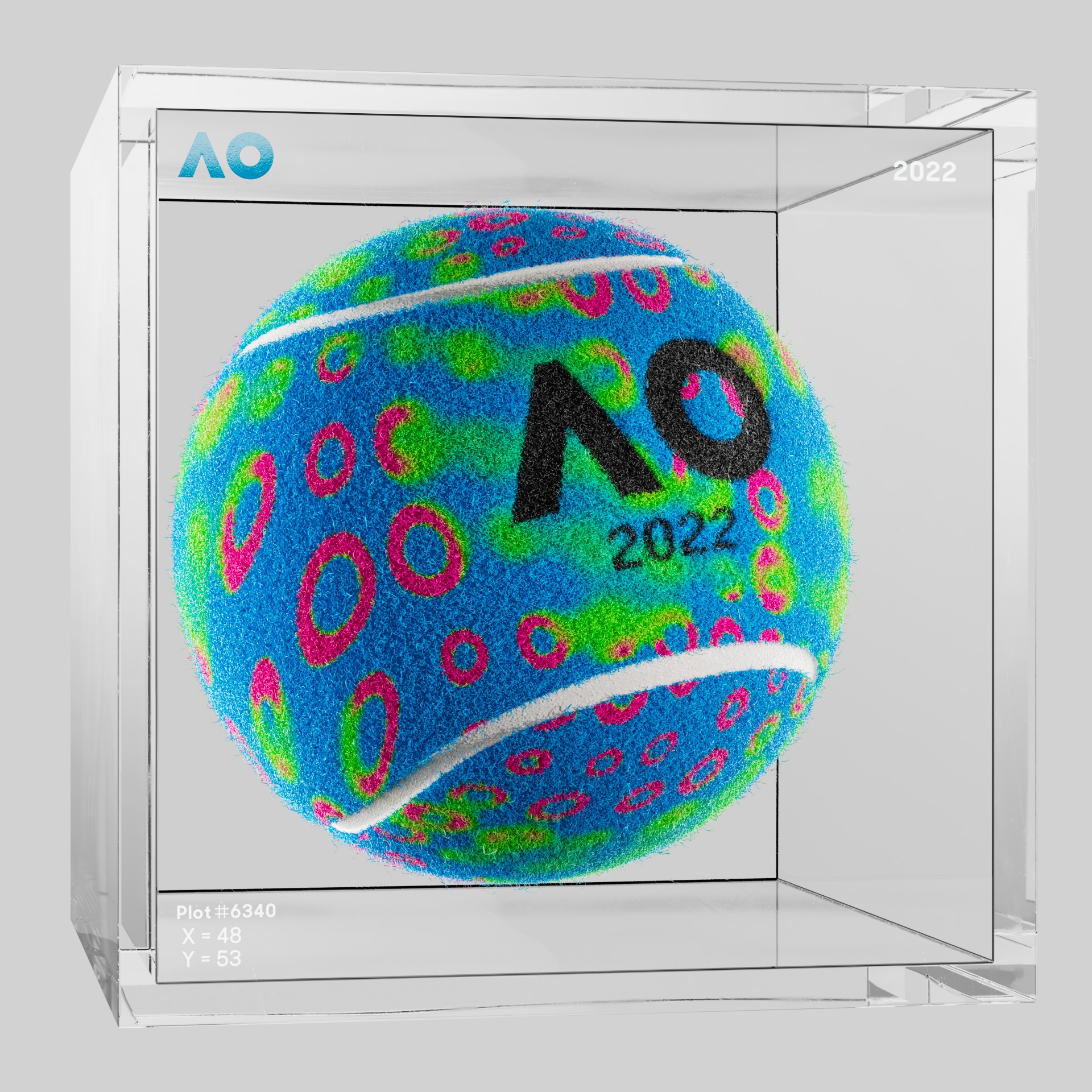 The Australian Open - The Australian Open Art Ball - AO Art Ball #914 - NFT # 914