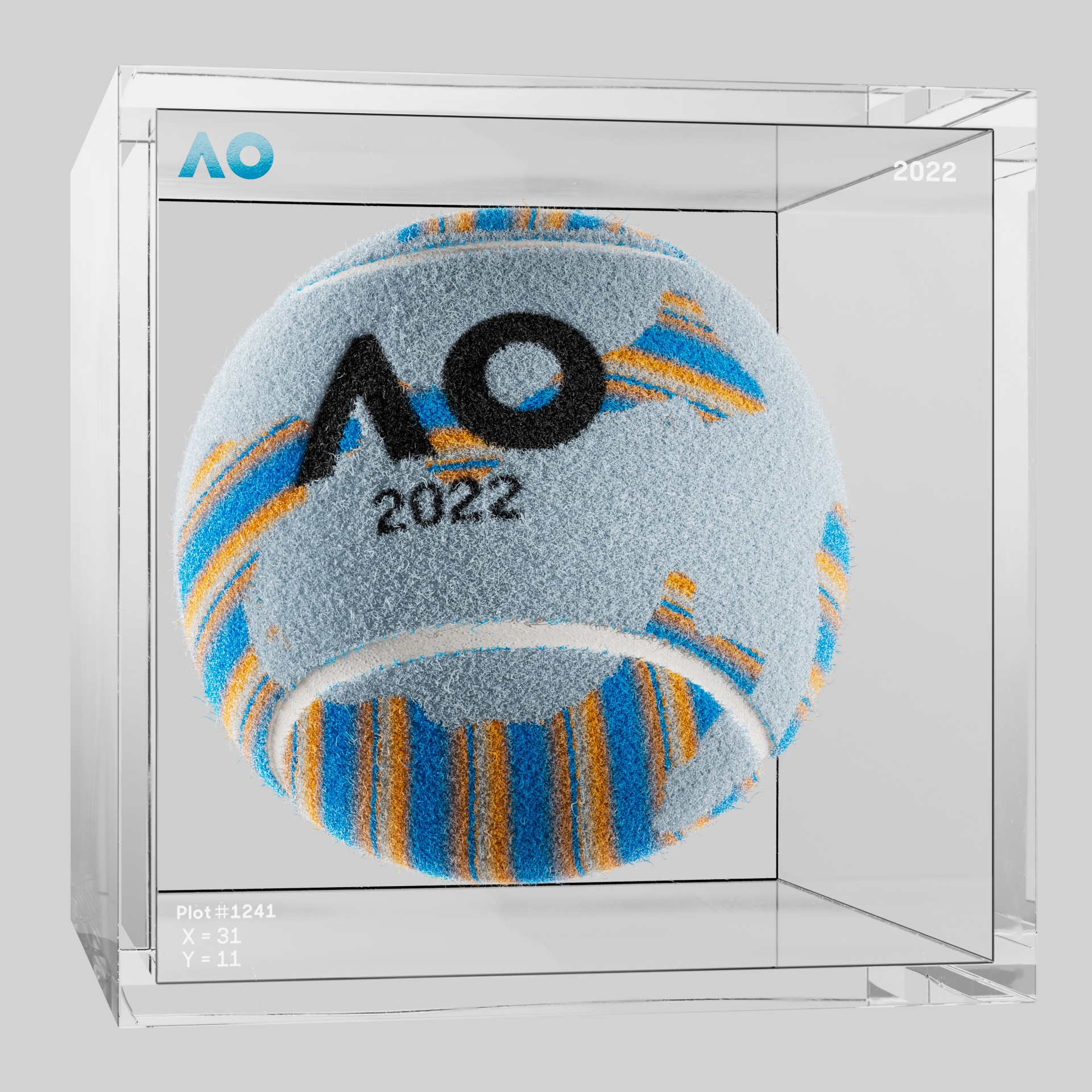 The Australian Open - The Australian Open Art Ball - AO Art Ball #924 - NFT # 924