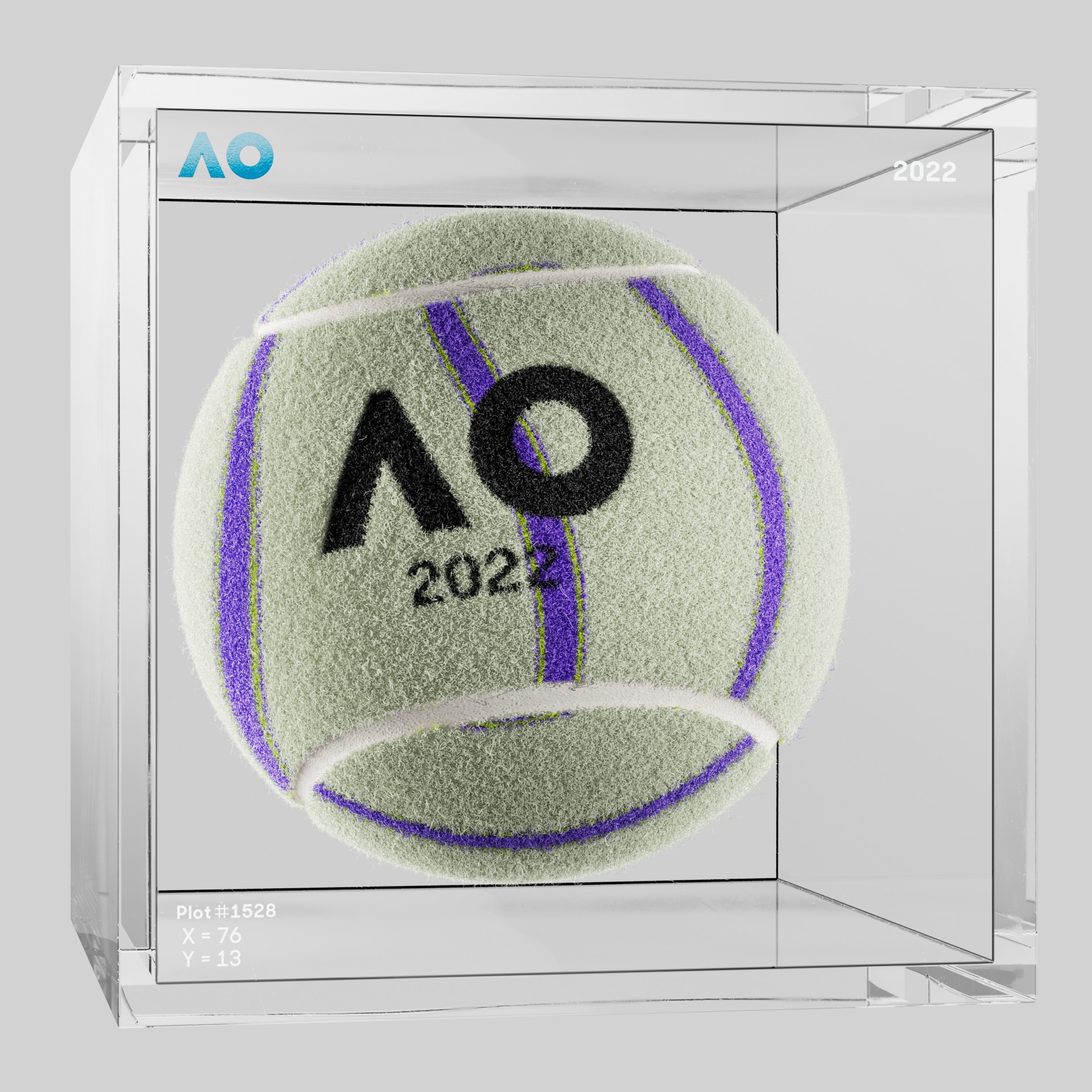 The Australian Open - The Australian Open Art Ball - AO Art Ball #942 - NFT # 942