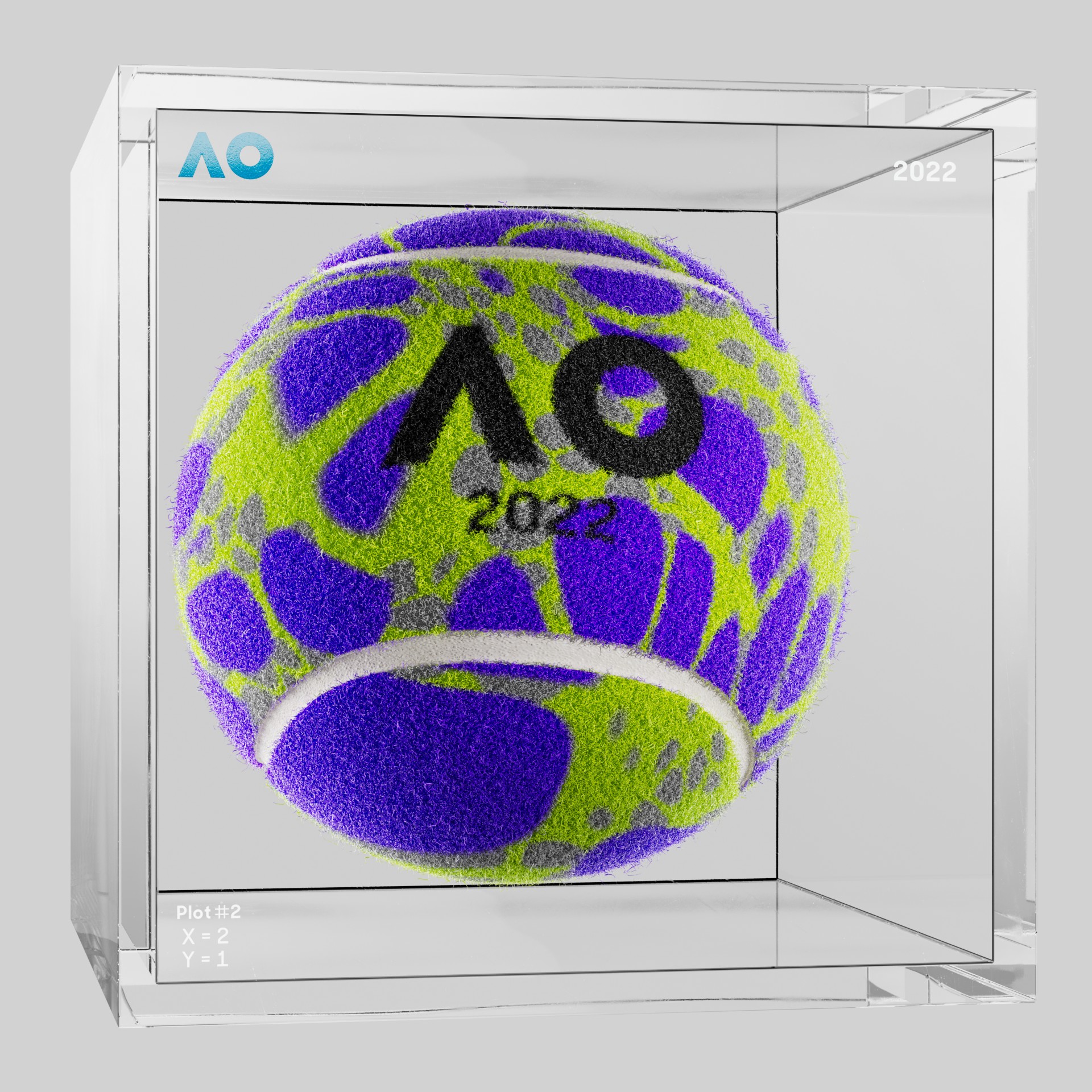 The Australian Open - The Australian Open Art Ball - AO Art Ball #946 - NFT # 946