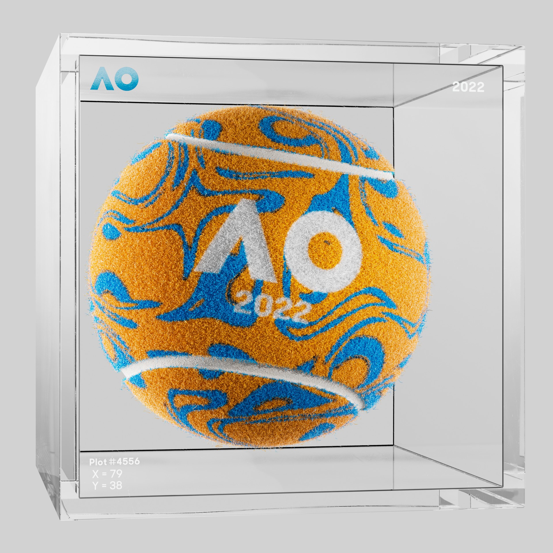 The Australian Open - The Australian Open Art Ball - AO Art Ball #952 - NFT # 952