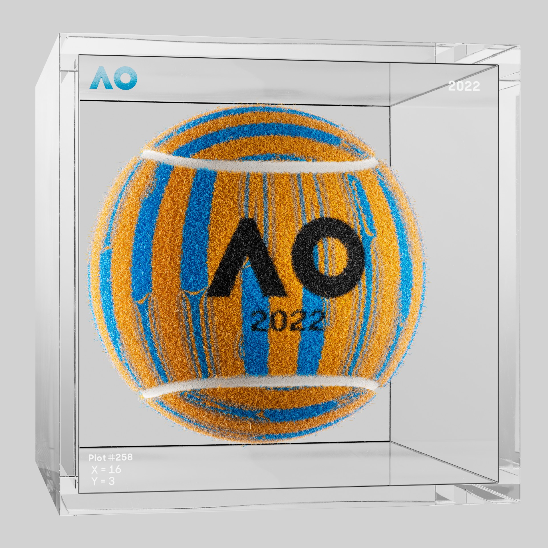 The Australian Open - The Australian Open Art Ball - AO Art Ball #978 - NFT # 978