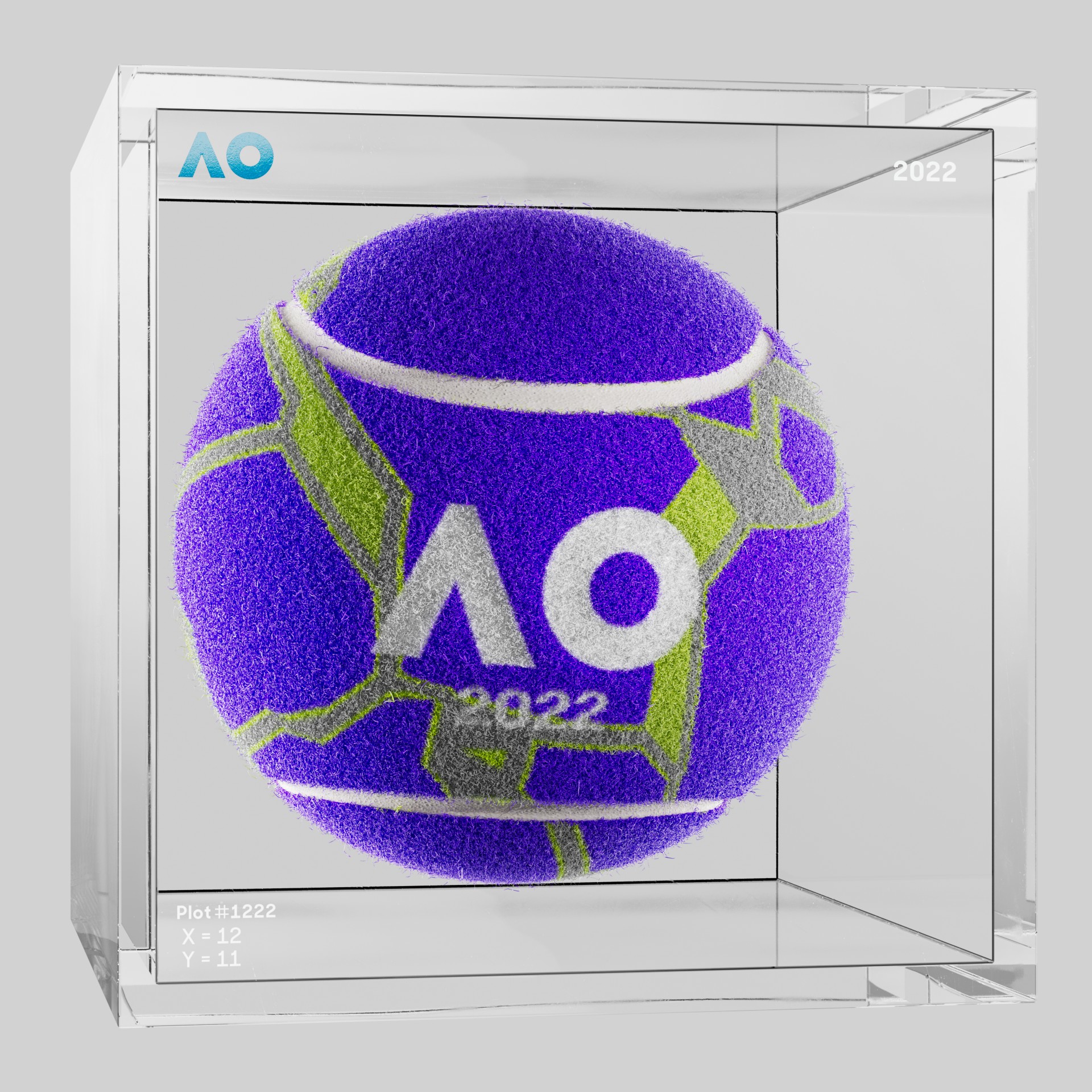 The Australian Open - The Australian Open Art Ball - AO Art Ball #98 - NFT # 98