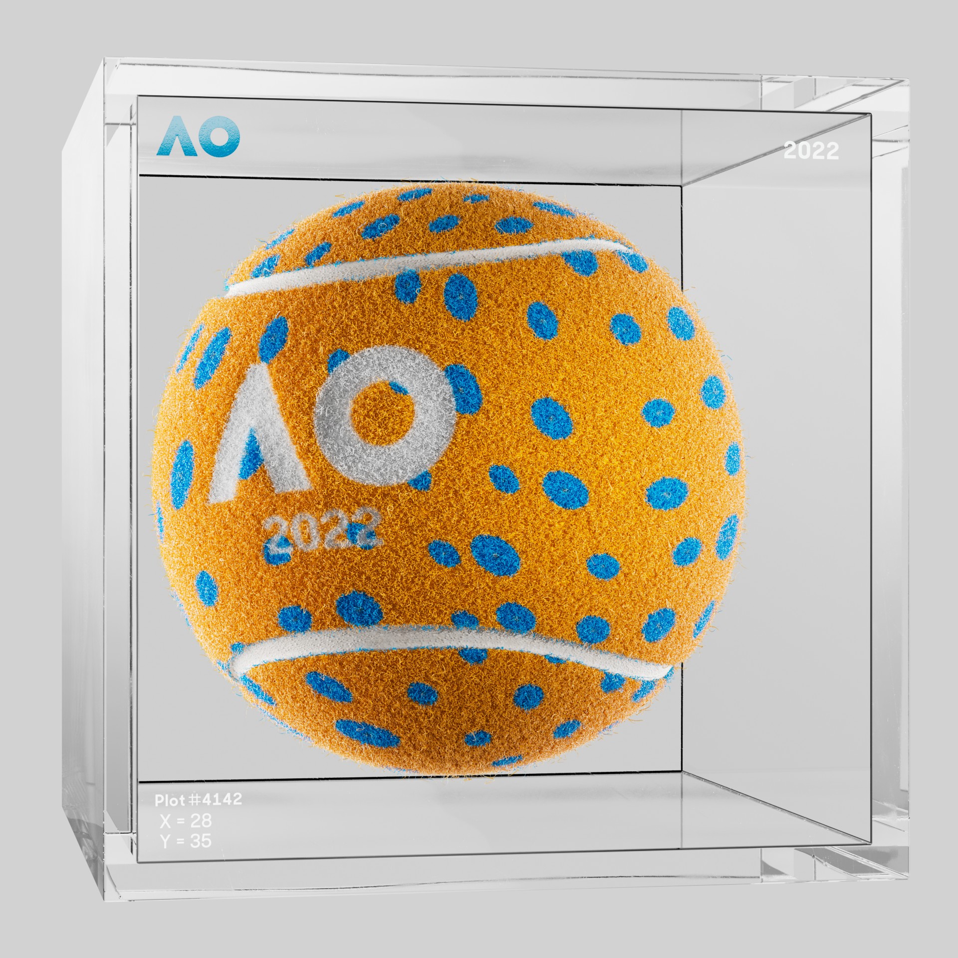The Australian Open - The Australian Open Art Ball - AO Art Ball #99 - NFT # 99