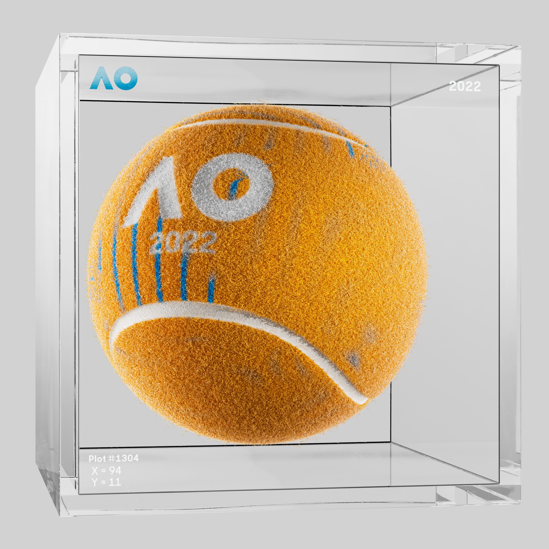 The Australian Open - The Australian Open Art Ball - AO Art Ball #993 - NFT # 993