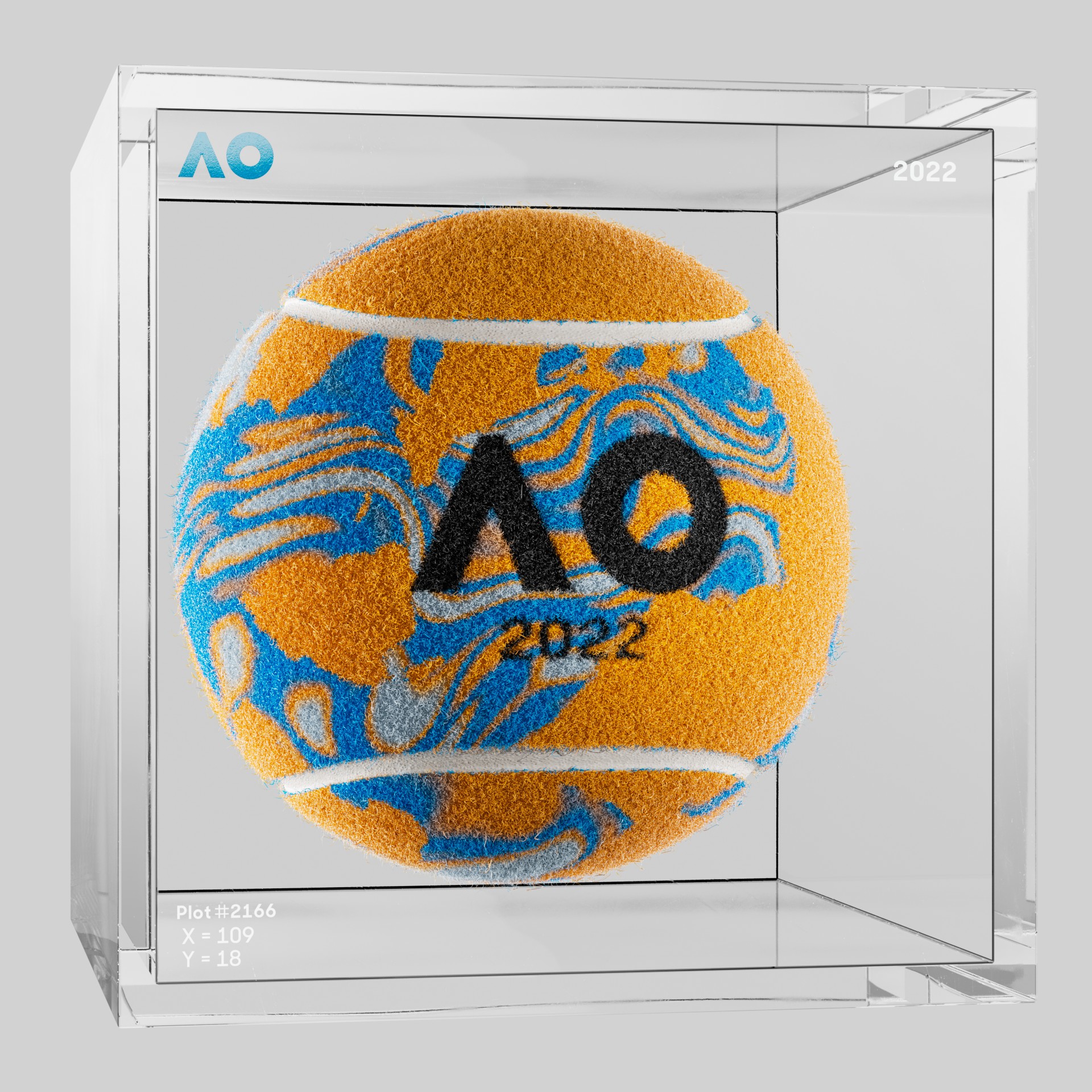 The Australian Open - The Australian Open Art Ball - AO Art Ball #994 - NFT # 994