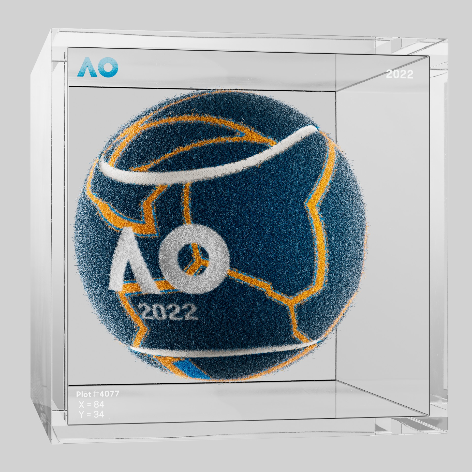 The Australian Open - The Australian Open Art Ball - AO Art Ball #996 - NFT # 996