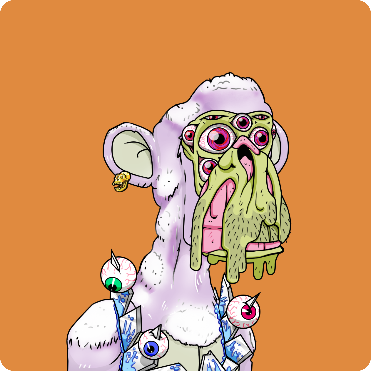 Yuga Labs - Mutant Ape Yacht Club - NFT # 10896