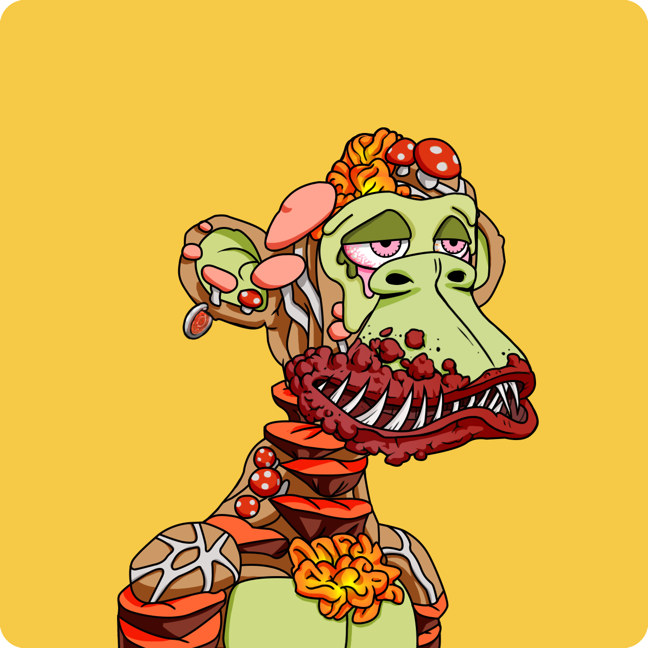 Yuga Labs - Mutant Ape Yacht Club - NFT # 5093