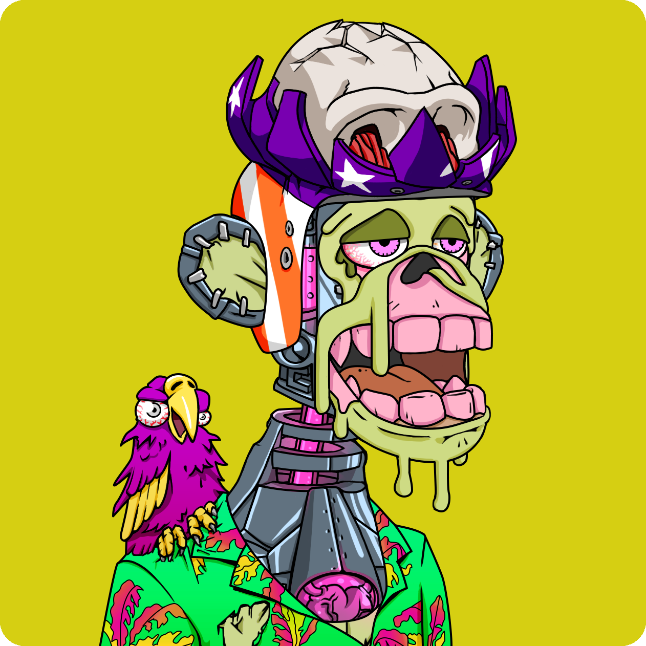 Yuga Labs - Mutant Ape Yacht Club - NFT # 1830