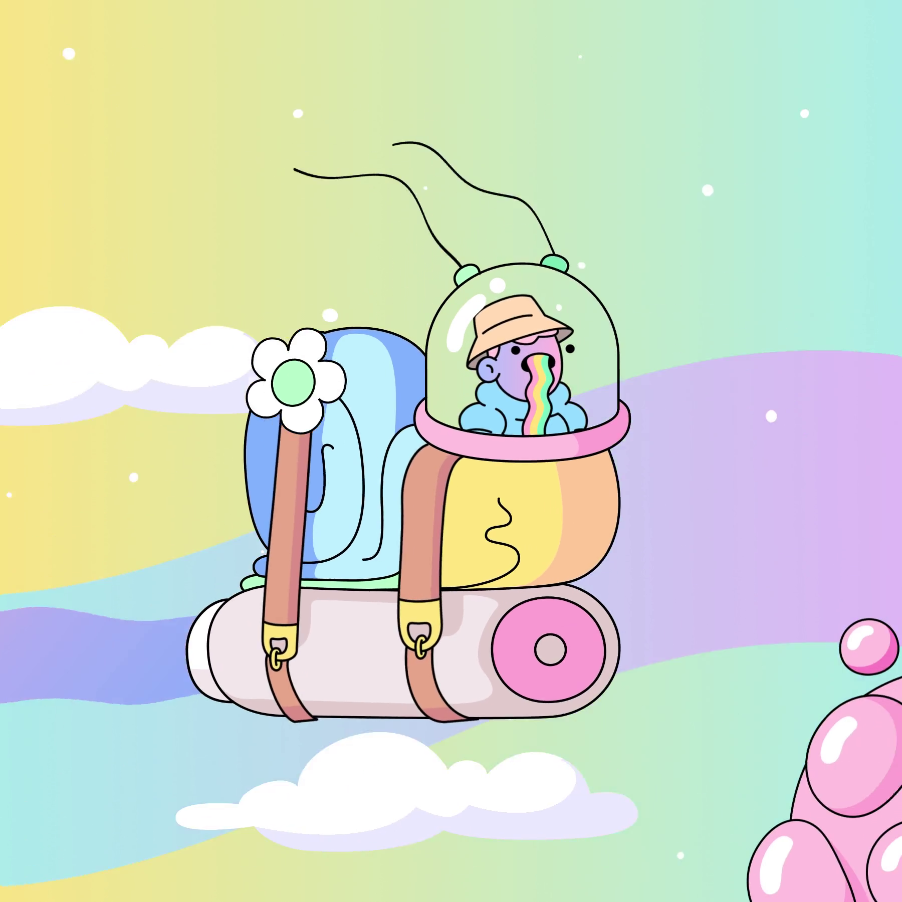 The Doodles Founders - Space Doodles - Space Doodle #239 - NFT # 239