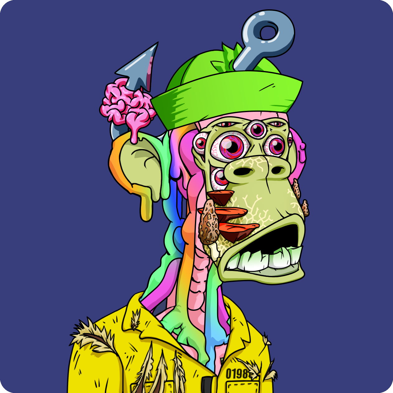 Yuga Labs - Mutant Ape Yacht Club - NFT # 21958