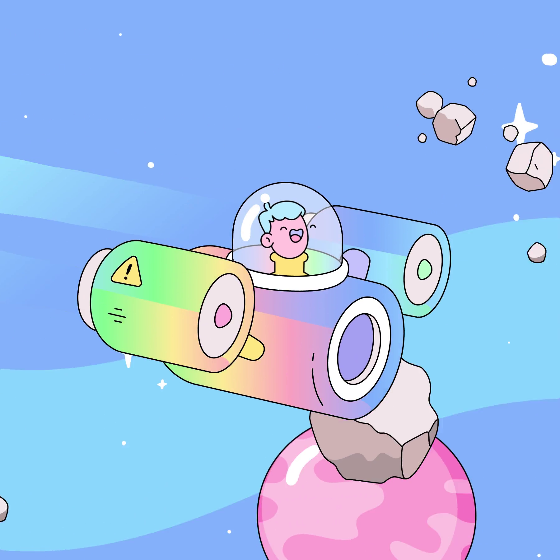 The Doodles Founders - Space Doodles - Space Doodle #518 - NFT # 518