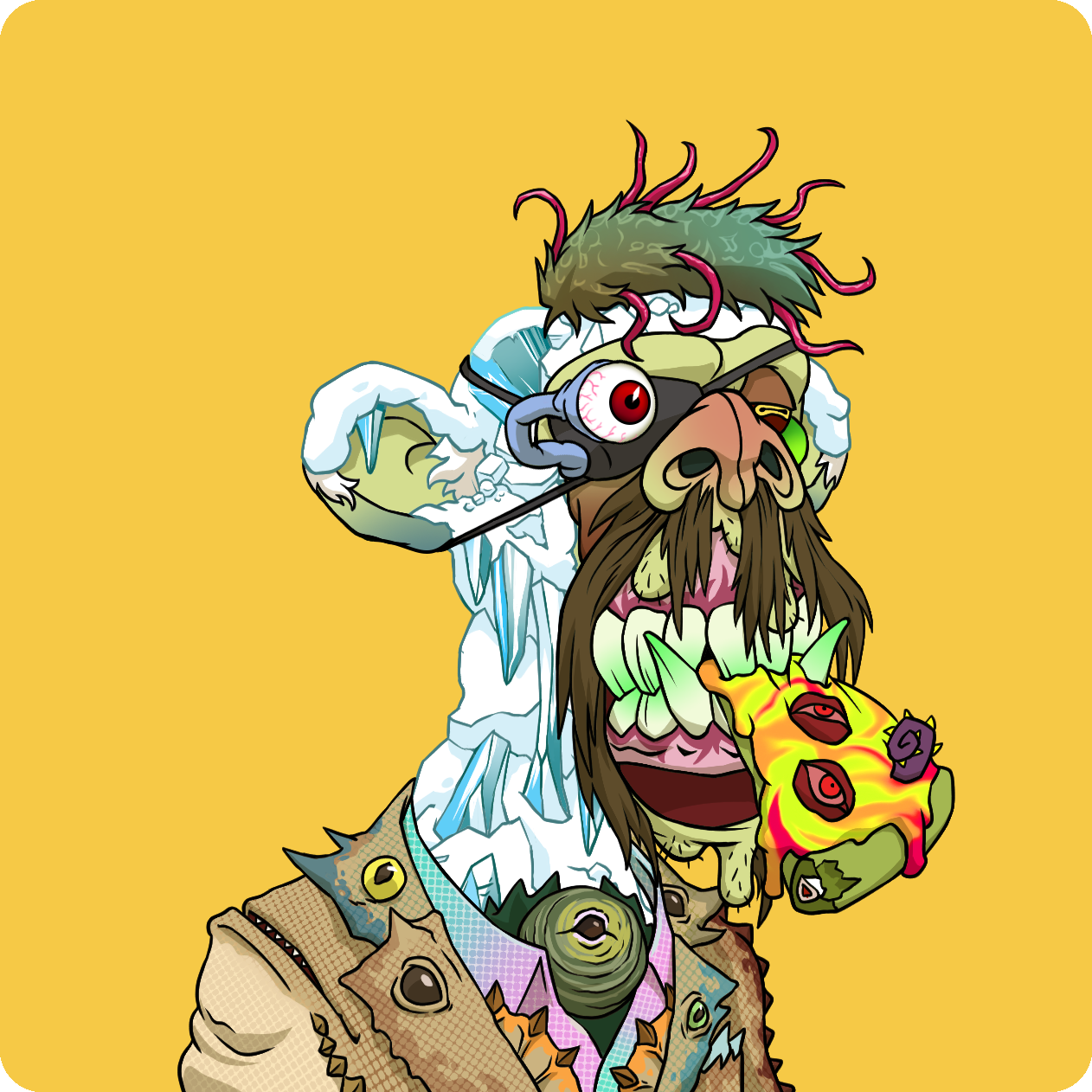 Yuga Labs - Mutant Ape Yacht Club - NFT # 1702