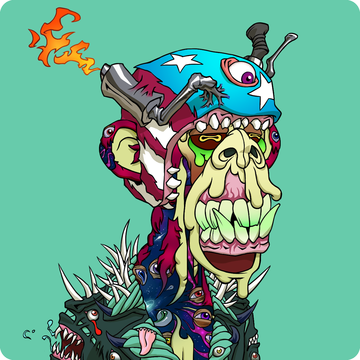 Yuga Labs - Mutant Ape Yacht Club - NFT # 23753