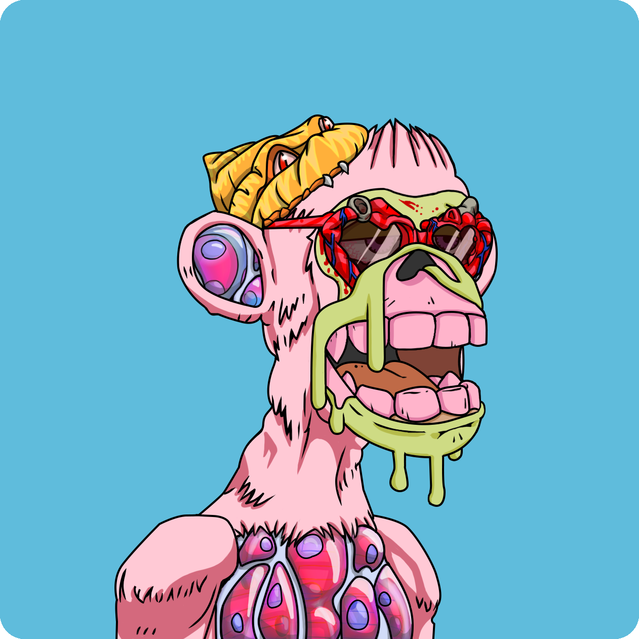 Yuga Labs - Mutant Ape Yacht Club - NFT # 10184