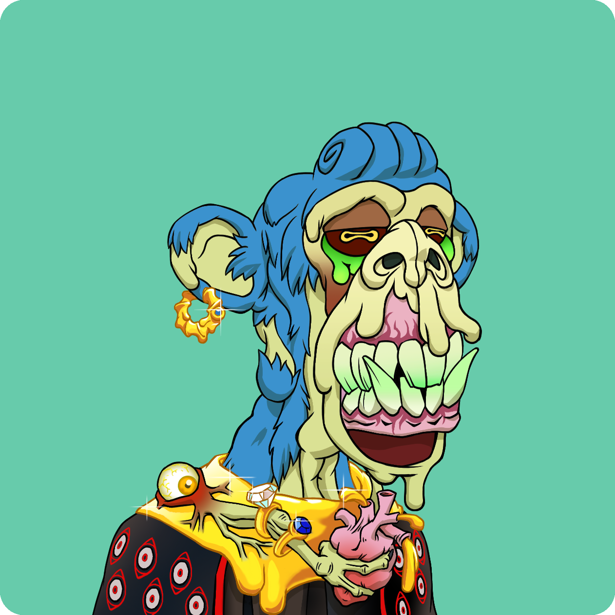 Yuga Labs - Mutant Ape Yacht Club - NFT # 1962