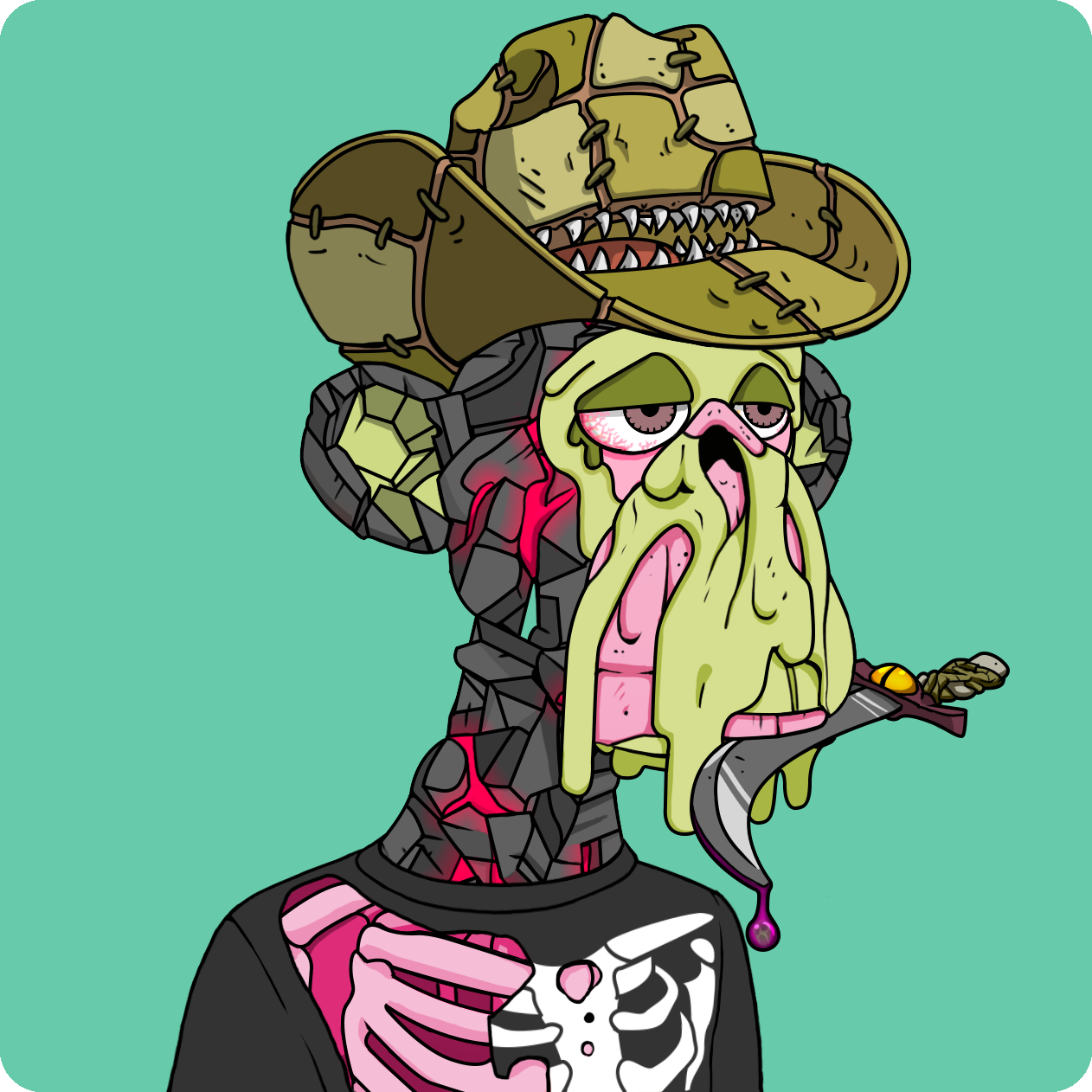 Yuga Labs - Mutant Ape Yacht Club - NFT # 2744