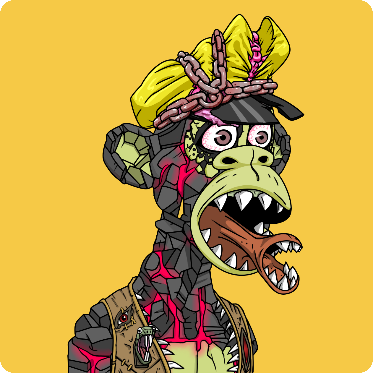 Yuga Labs - Mutant Ape Yacht Club - NFT # 17696