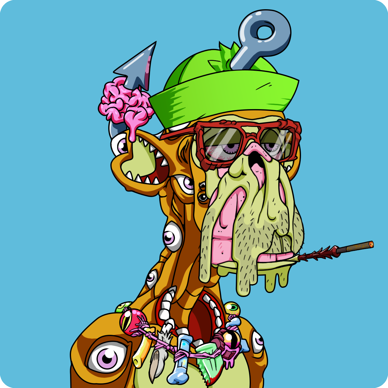 Yuga Labs - Mutant Ape Yacht Club - NFT # 13396