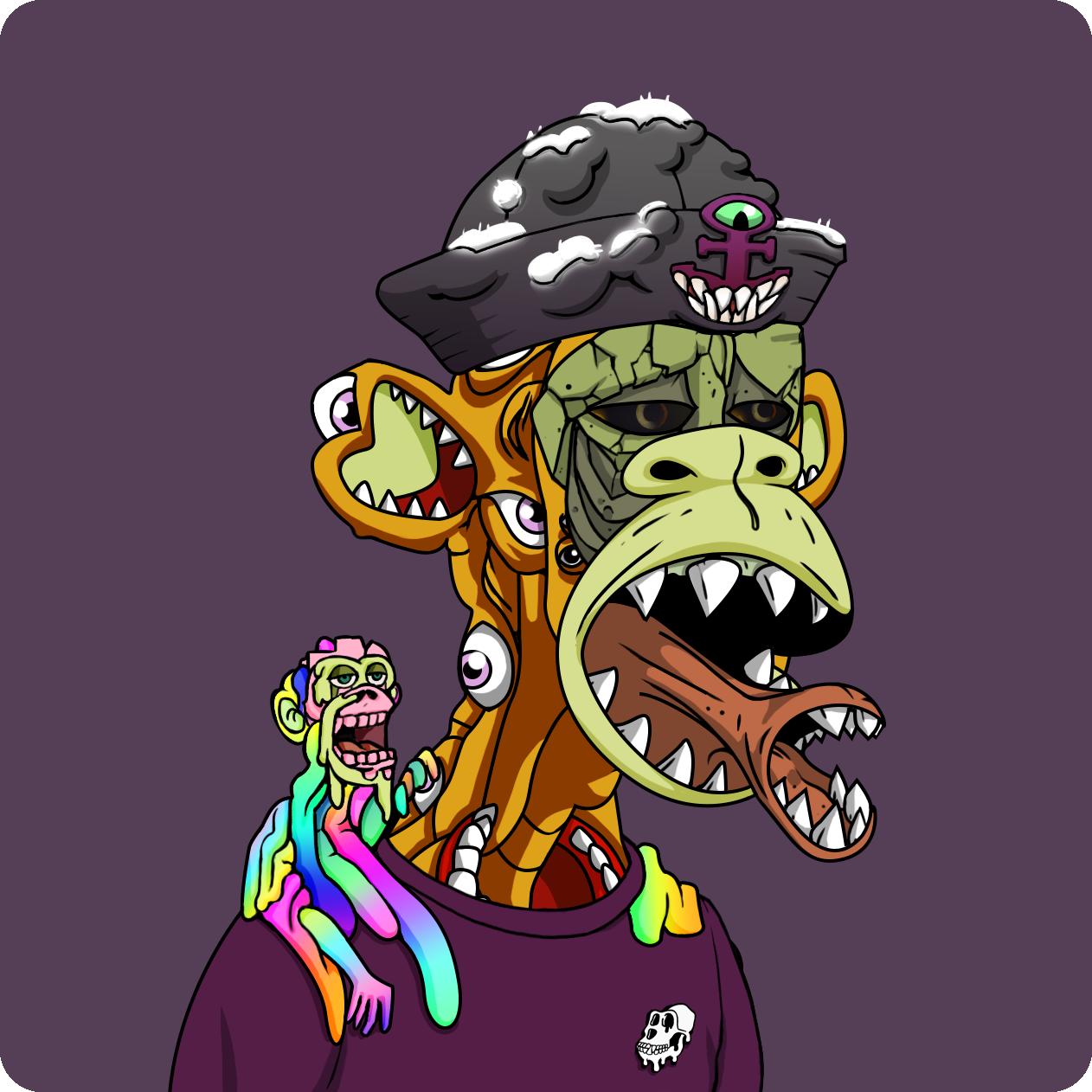 Yuga Labs - Mutant Ape Yacht Club - NFT # 6046