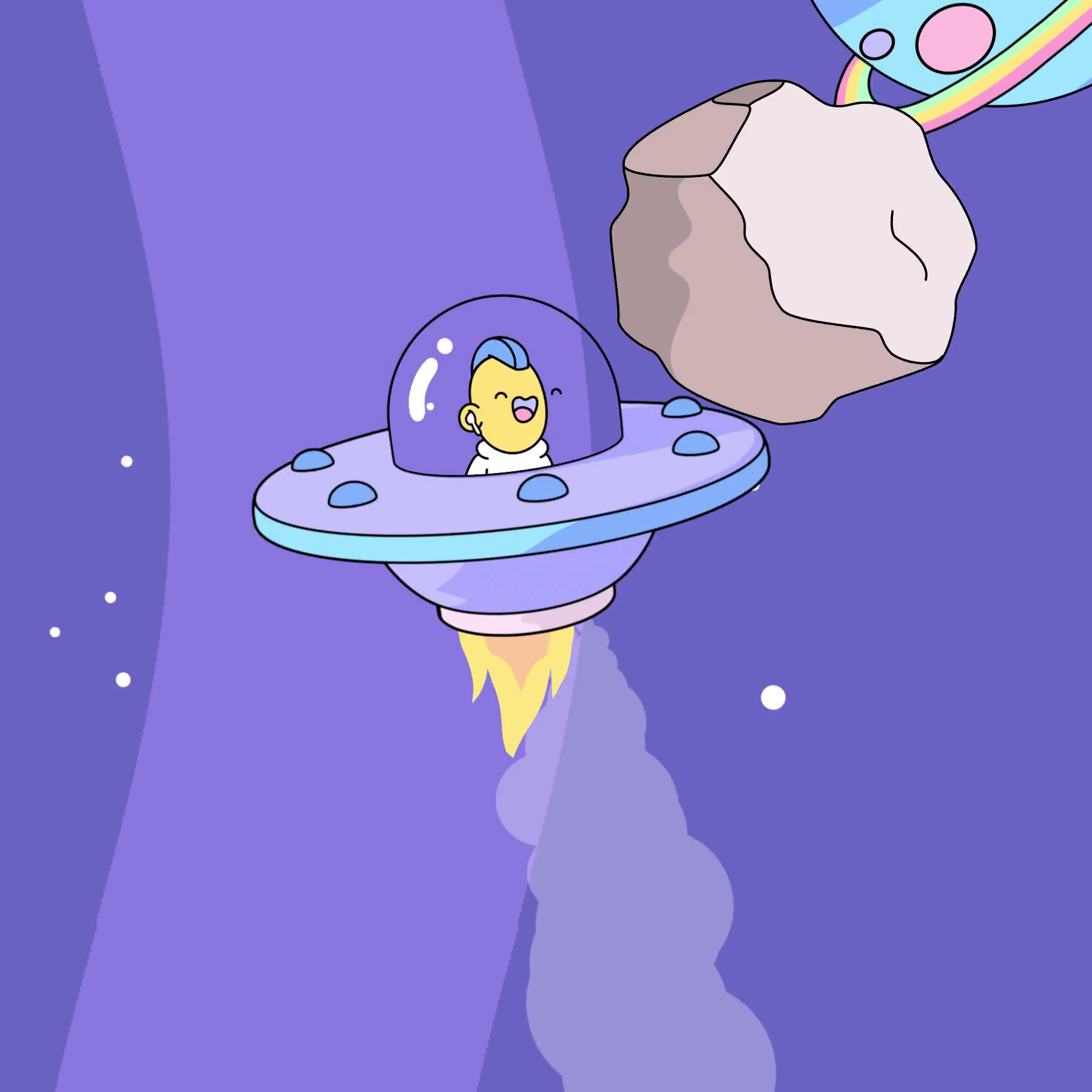 The Doodles Founders - Space Doodles - Space Doodle #352 - NFT # 352