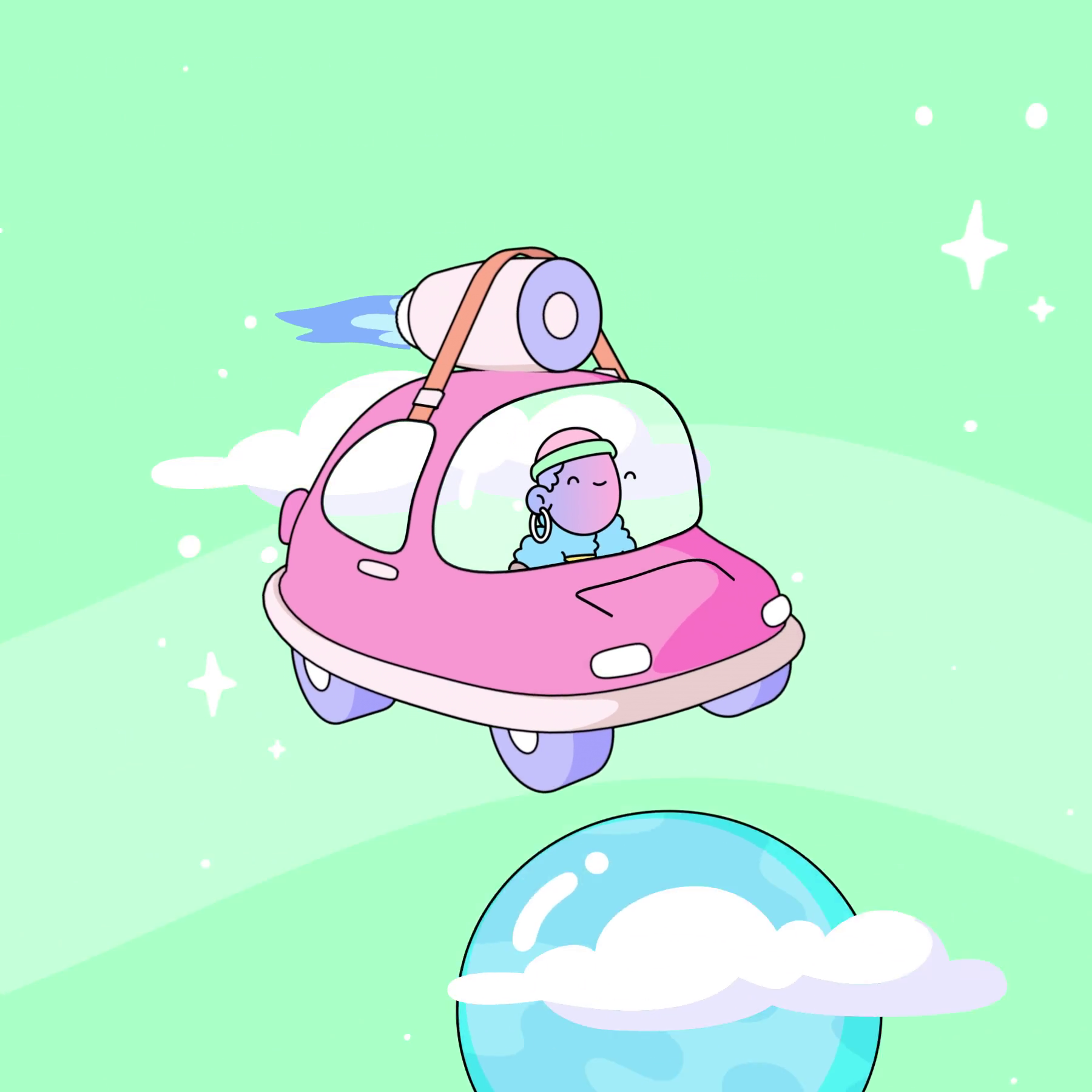 The Doodles Founders - Space Doodles - Space Doodle #9711 - NFT # 9711