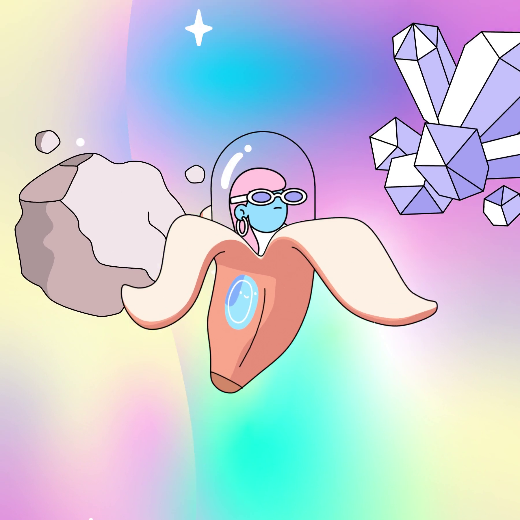 The Doodles Founders - Space Doodles - Space Doodle #9923 - NFT # 9923