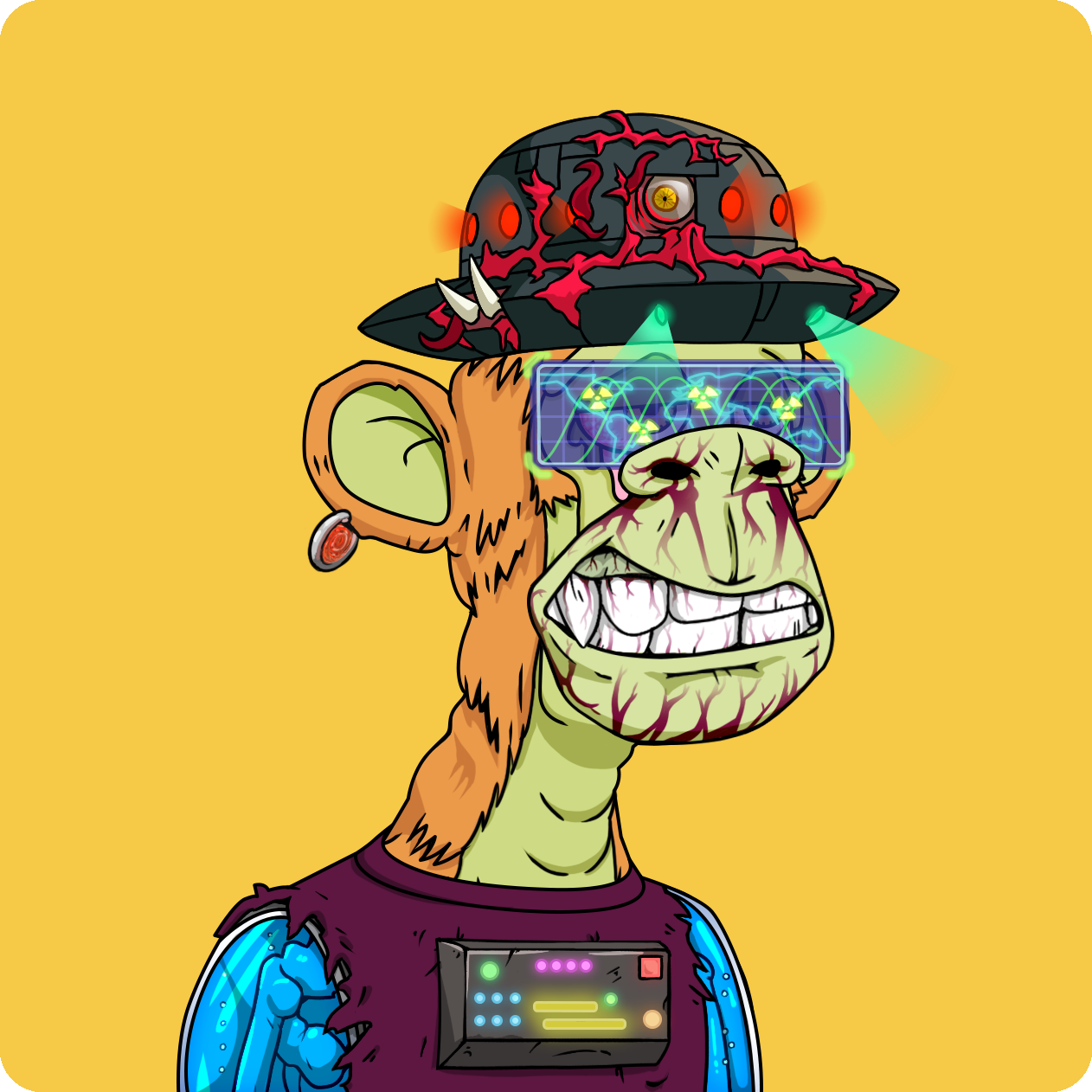 Yuga Labs - Mutant Ape Yacht Club - NFT # 21198