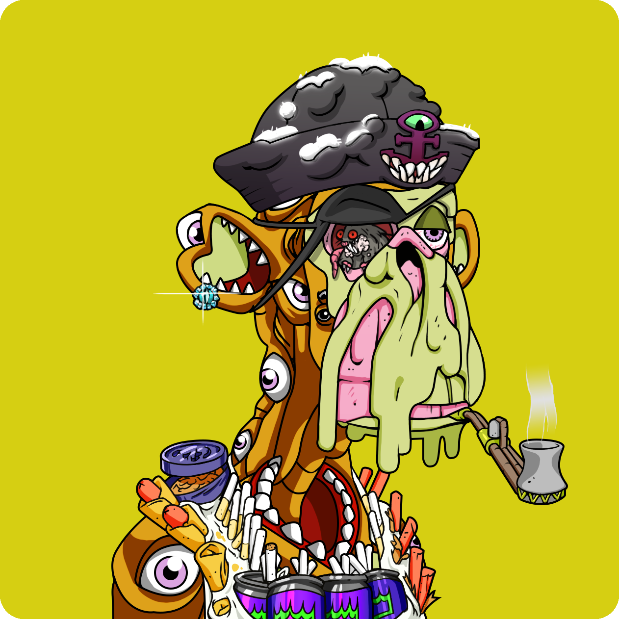 Yuga Labs - Mutant Ape Yacht Club - NFT # 15080