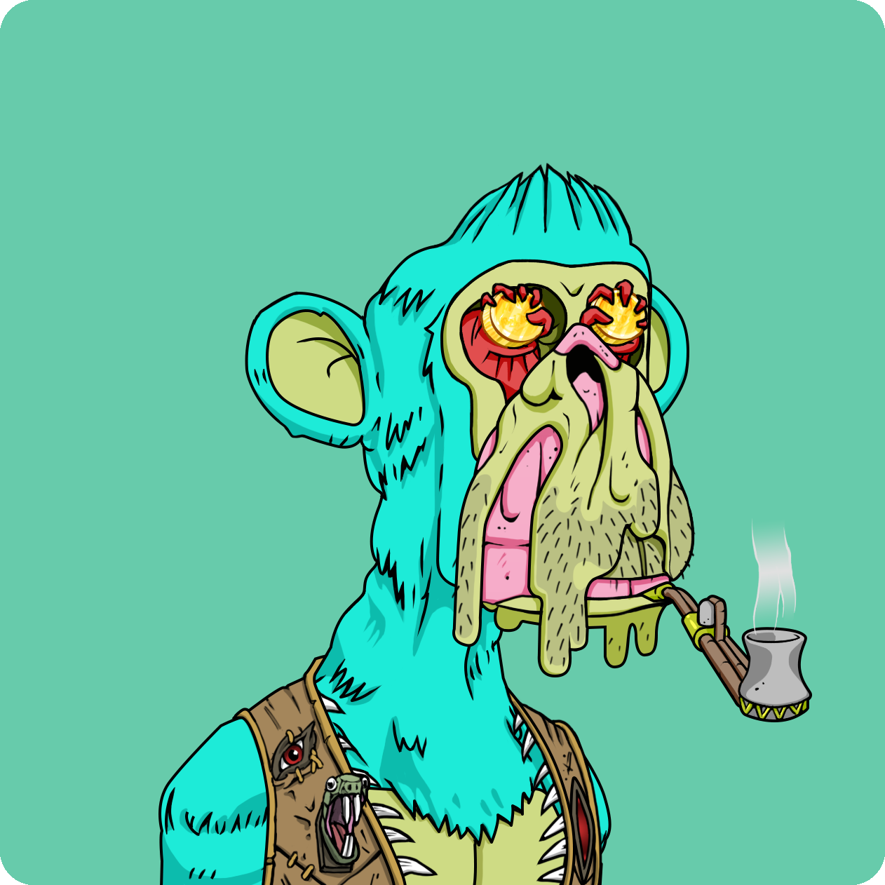 Yuga Labs - Mutant Ape Yacht Club - NFT # 15166