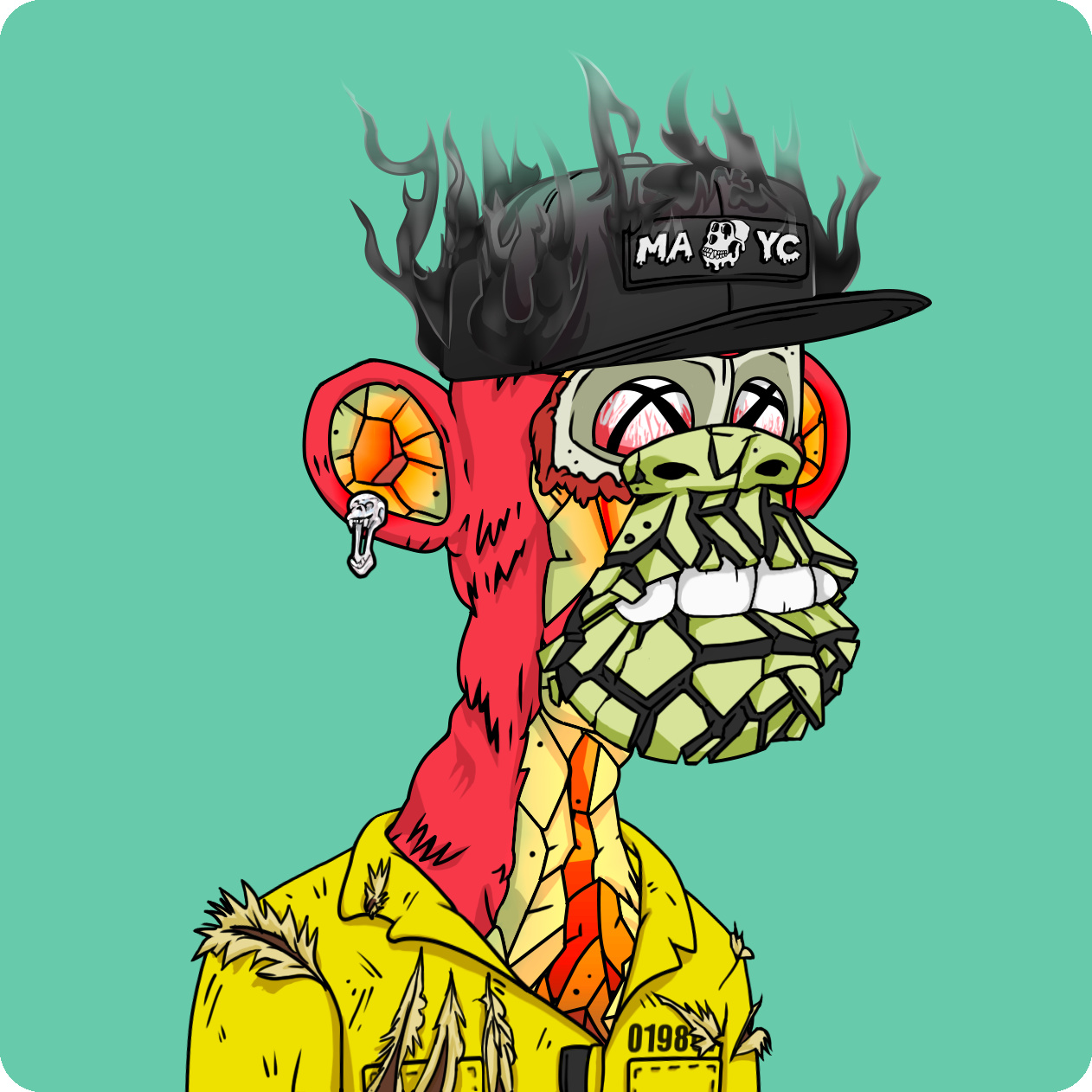 Yuga Labs - Mutant Ape Yacht Club - NFT # 1887