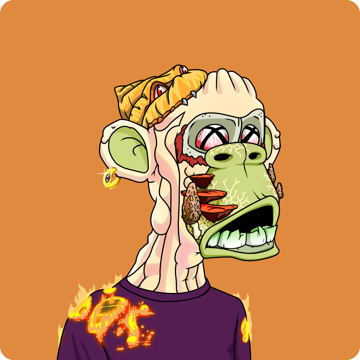 Yuga Labs - Mutant Ape Yacht Club - NFT # 4186