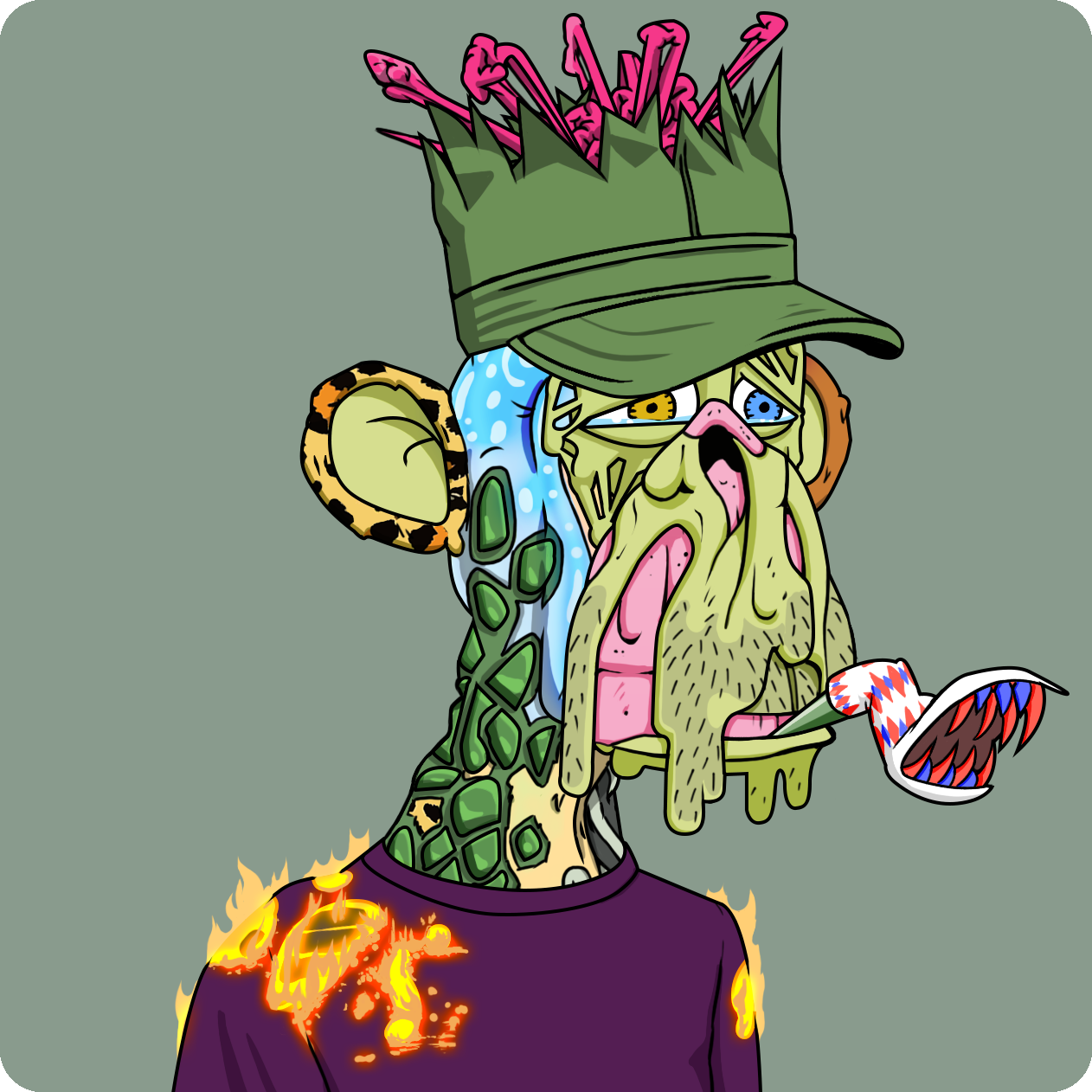 Yuga Labs - Mutant Ape Yacht Club - NFT # 9695