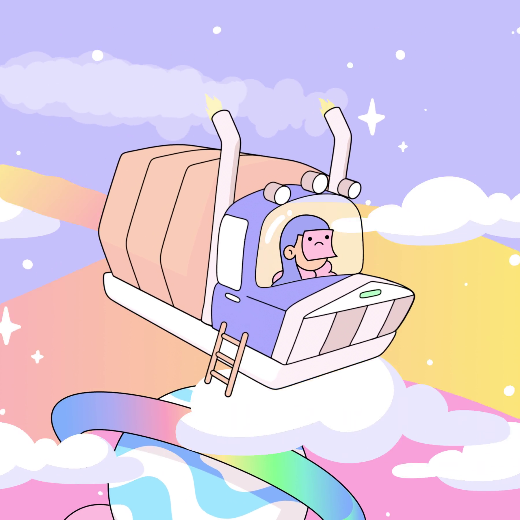 The Doodles Founders - Space Doodles - Space Doodle #483 - NFT # 483