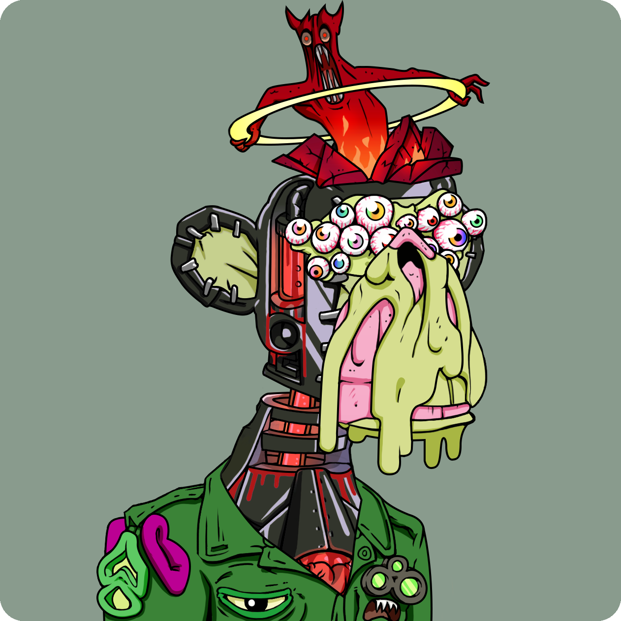 Yuga Labs - Mutant Ape Yacht Club - NFT # 17686