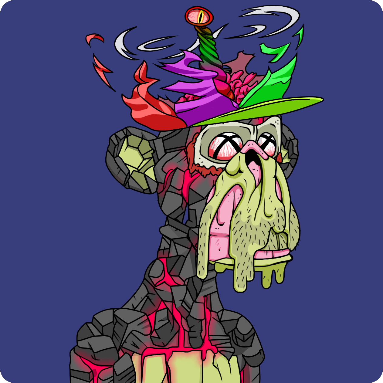 Yuga Labs - Mutant Ape Yacht Club - NFT # 1834