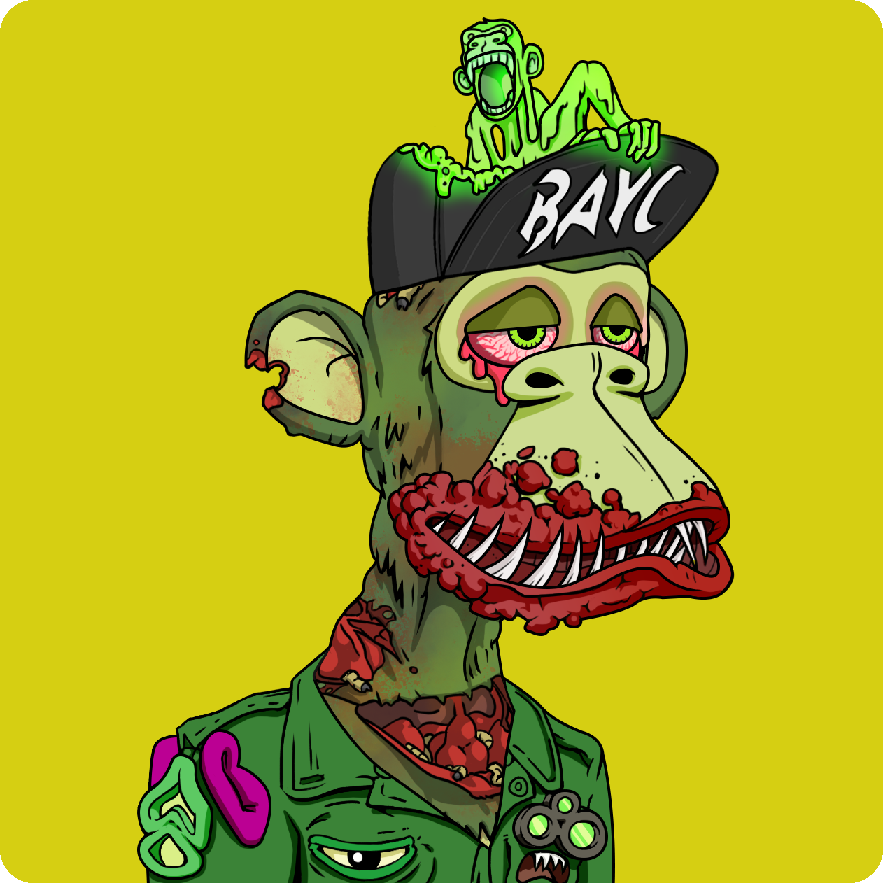 Yuga Labs - Mutant Ape Yacht Club - NFT # 2091