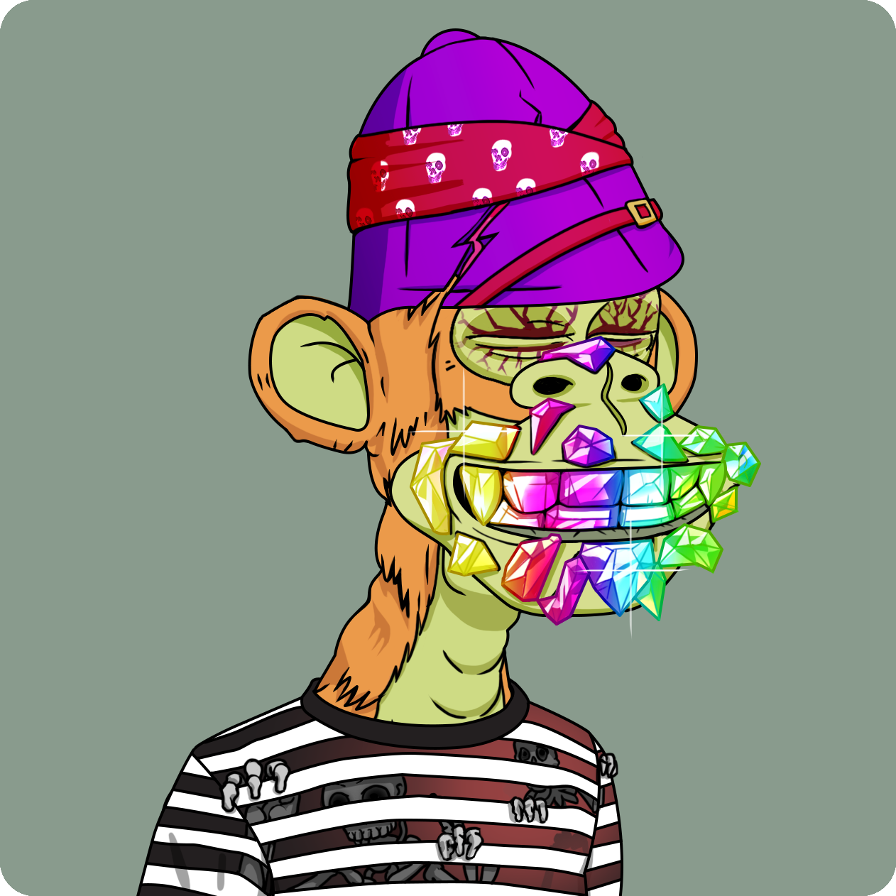 Yuga Labs - Mutant Ape Yacht Club - NFT # 9185