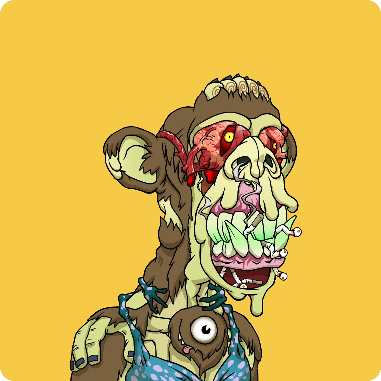 Yuga Labs - Mutant Ape Yacht Club - NFT # 4390