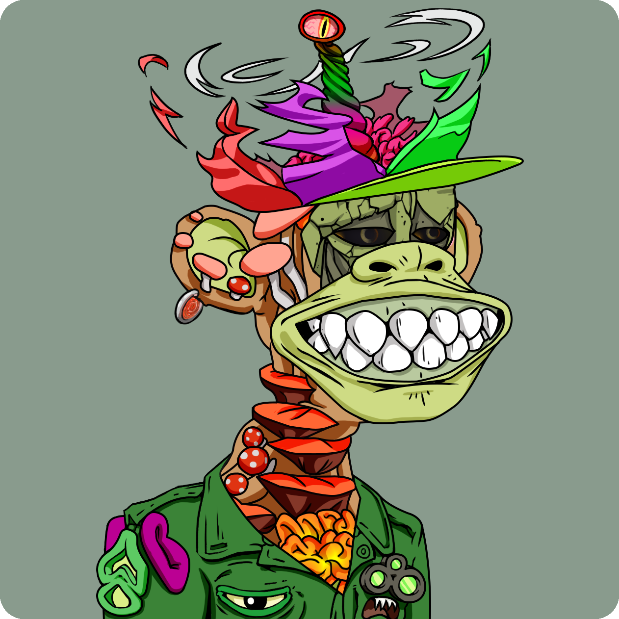 Yuga Labs - Mutant Ape Yacht Club - NFT # 15204