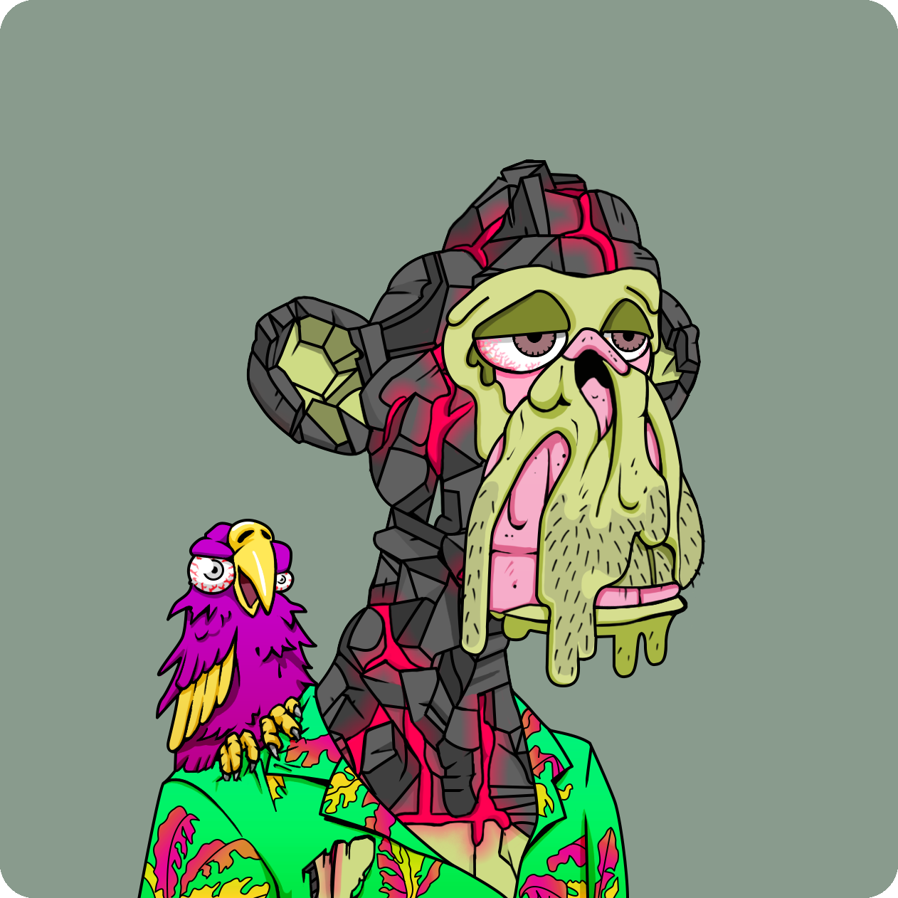 Yuga Labs - Mutant Ape Yacht Club - NFT # 7838