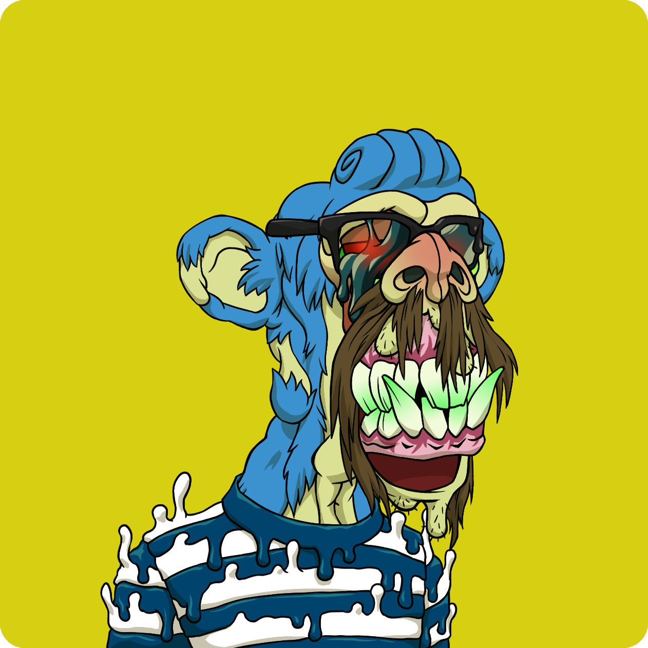 Yuga Labs - Mutant Ape Yacht Club - NFT # 3988