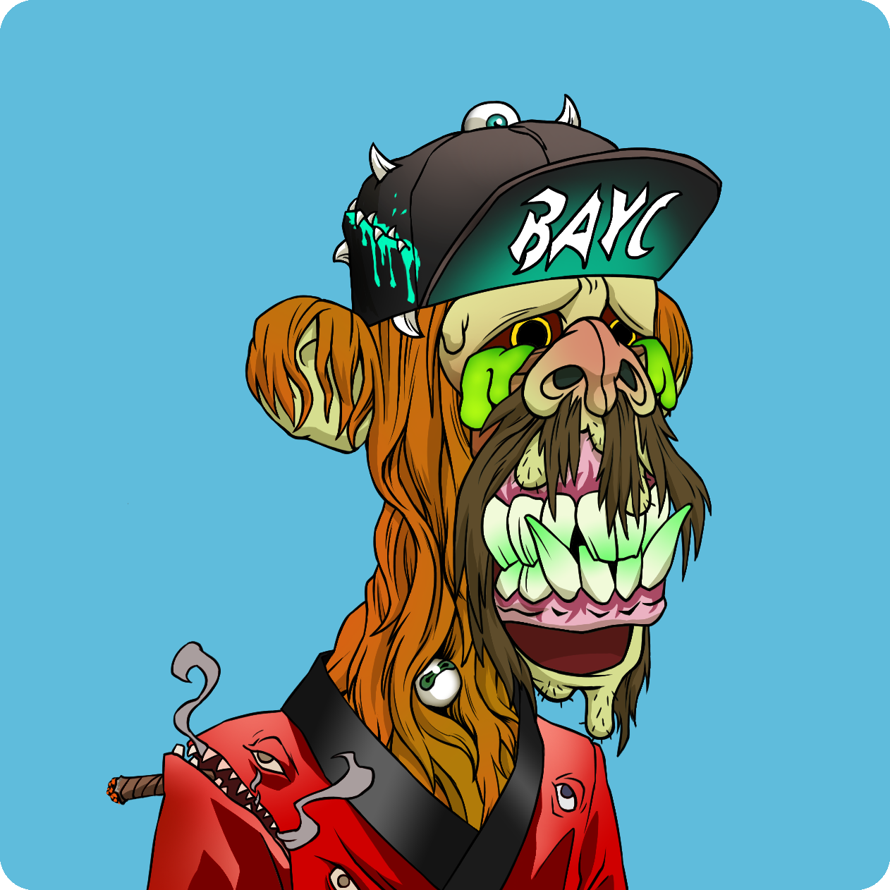 Yuga Labs - Mutant Ape Yacht Club - NFT # 9605