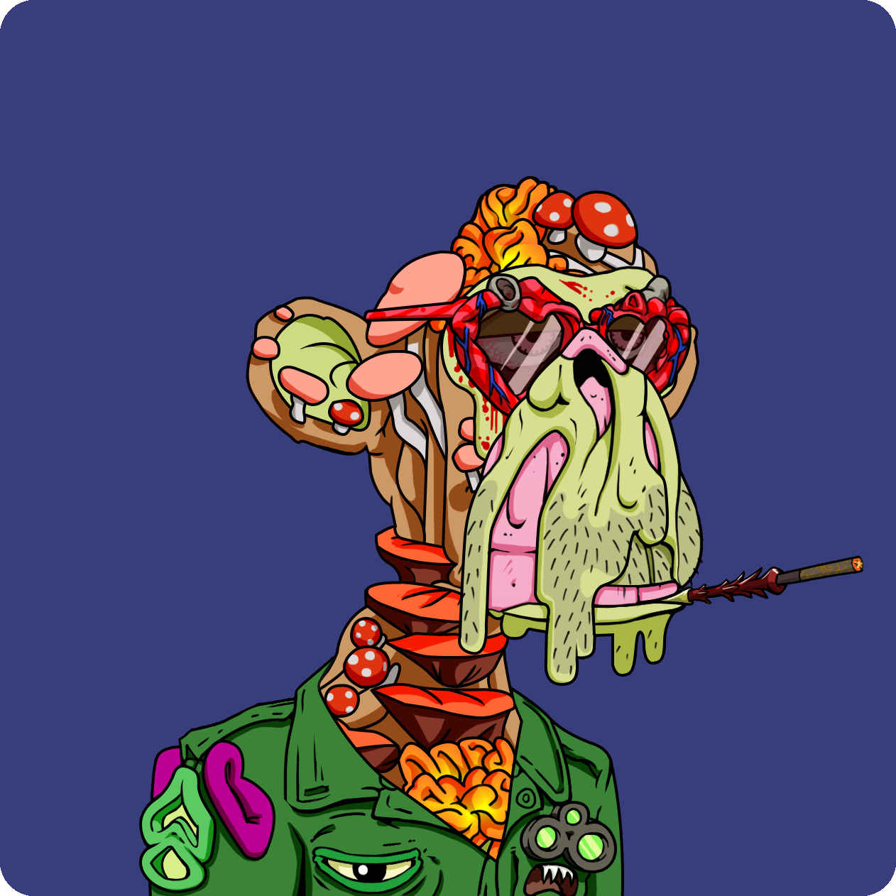 Yuga Labs - Mutant Ape Yacht Club - NFT # 9148