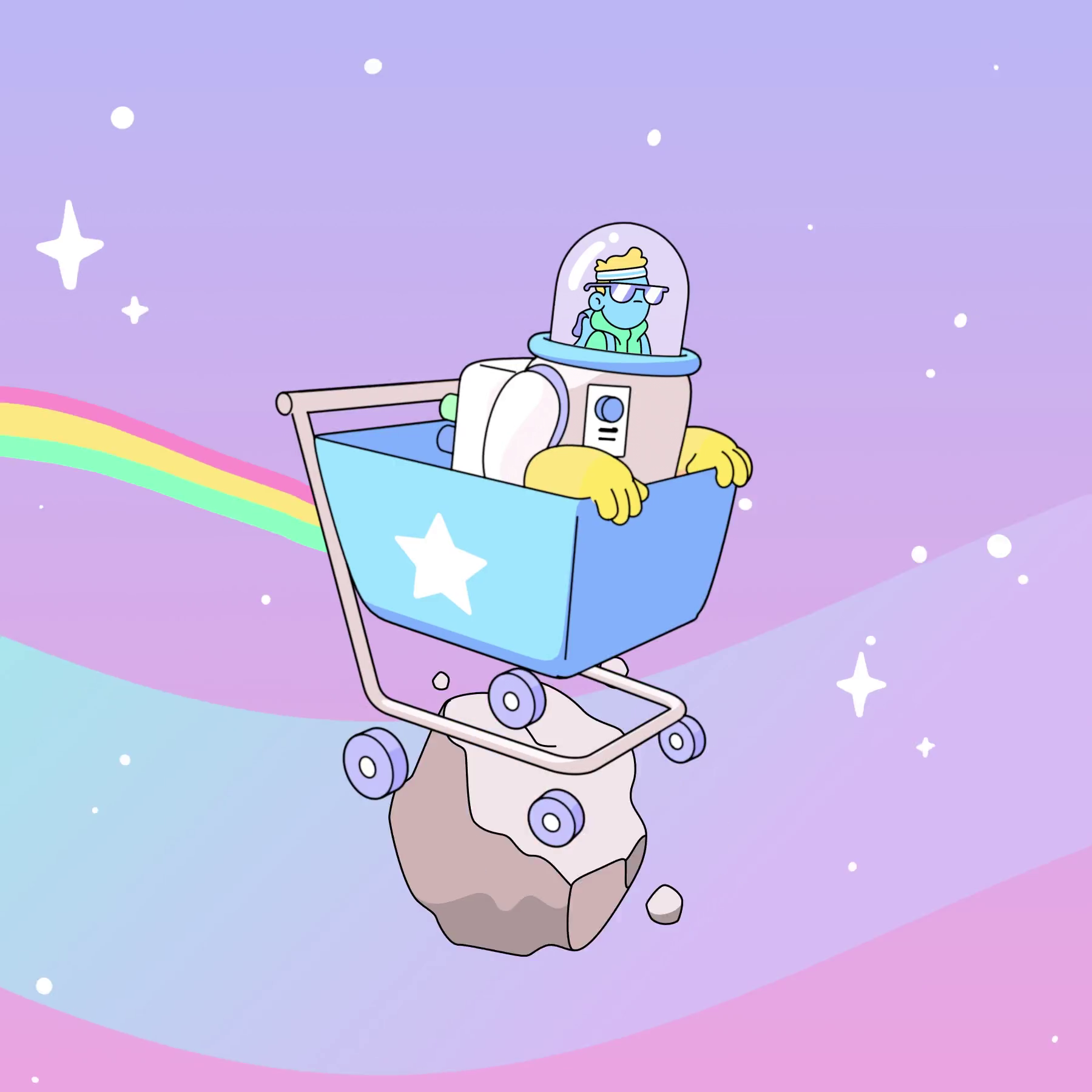 The Doodles Founders - Space Doodles - Space Doodle #9820 - NFT # 9820